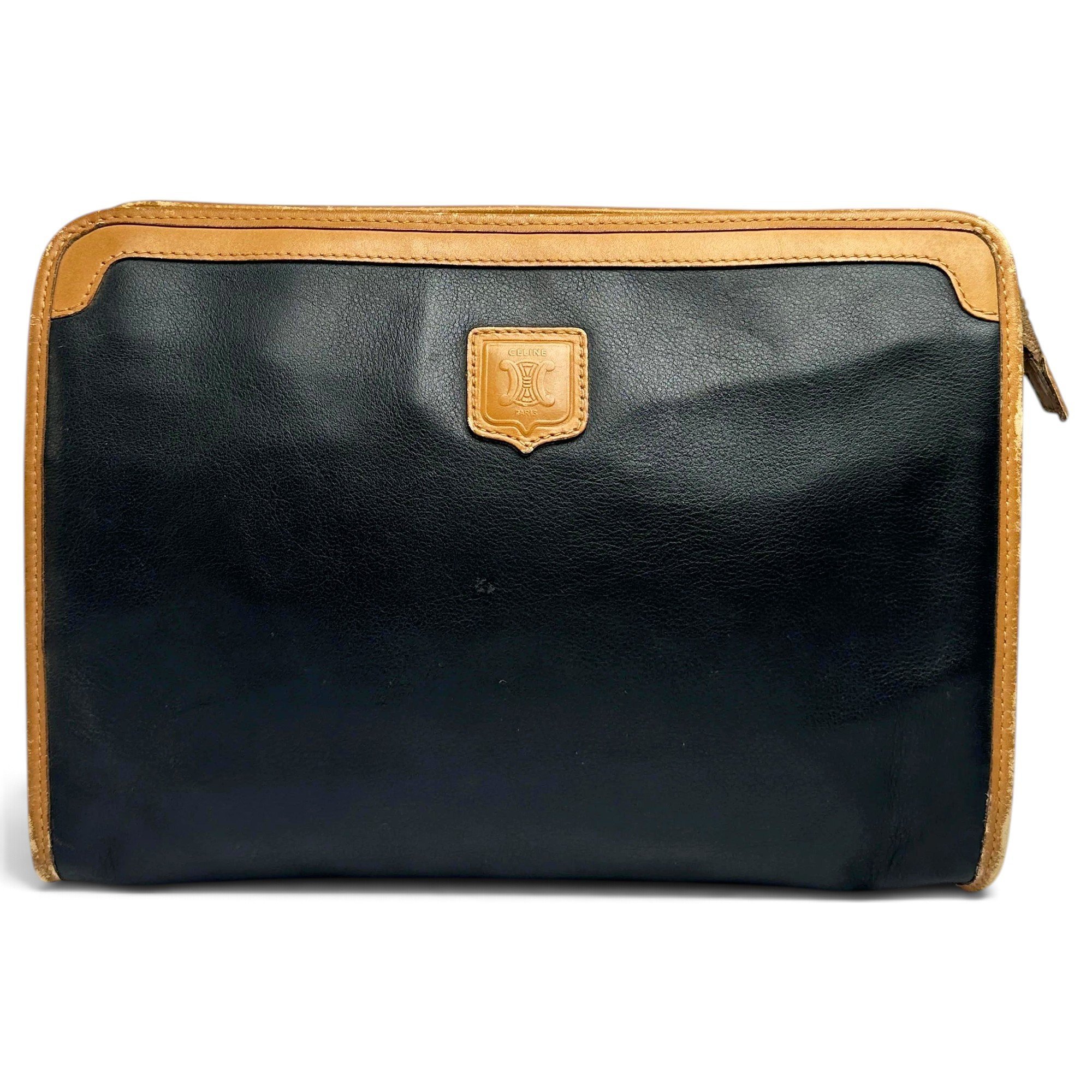 Triomphe leather mini bag