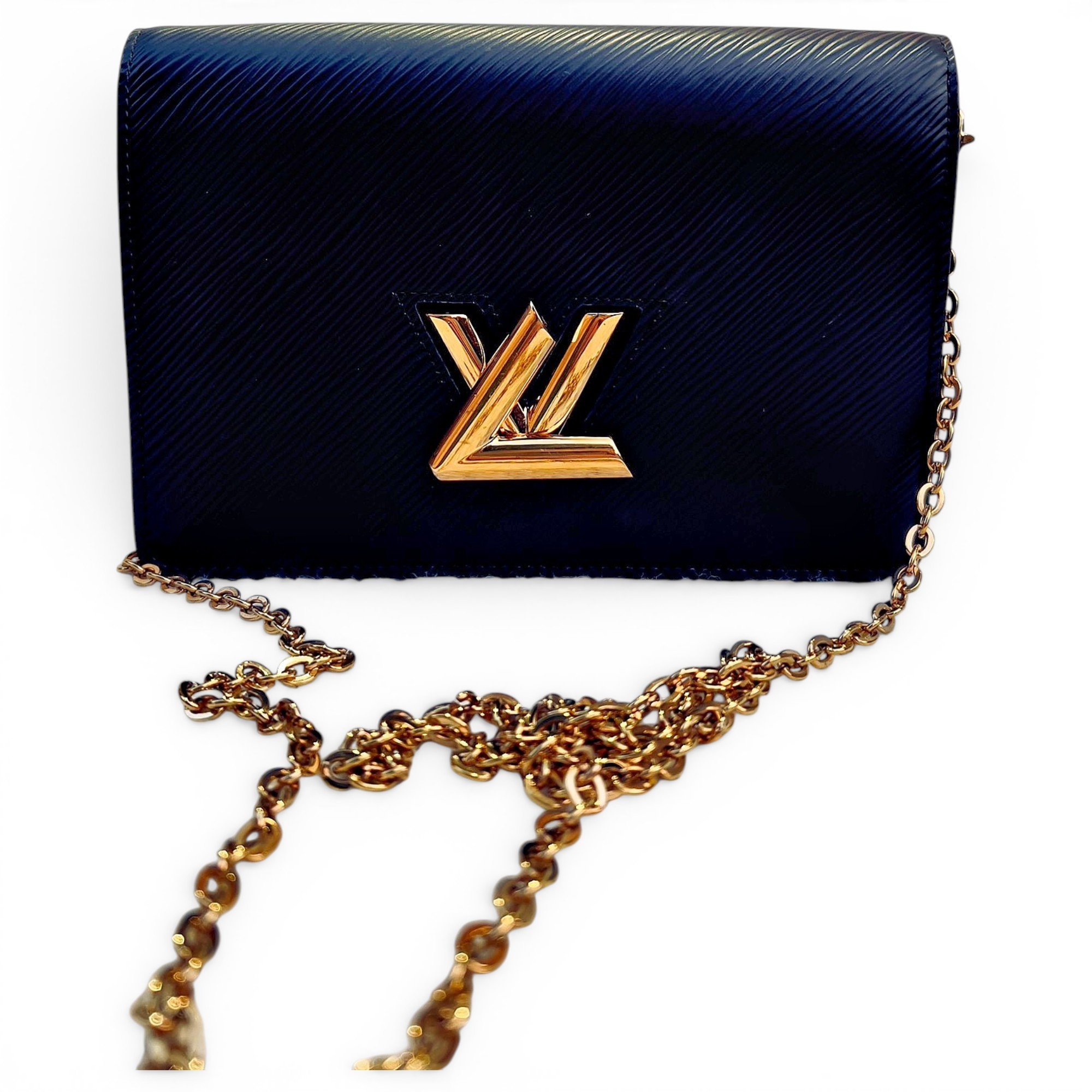 Twist Belt Wallet On Chain leather mini bag
