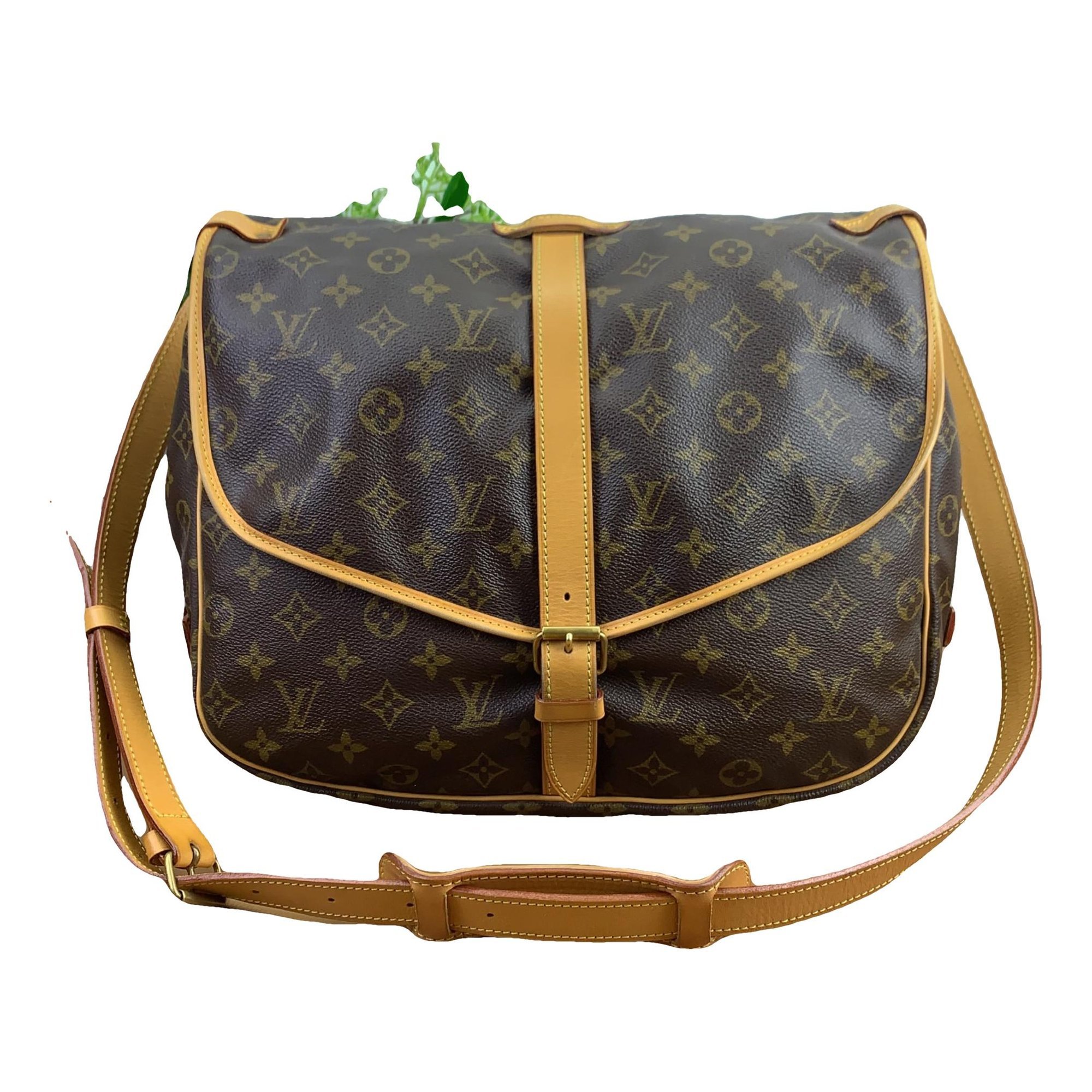 Saumur leather crossbody bag