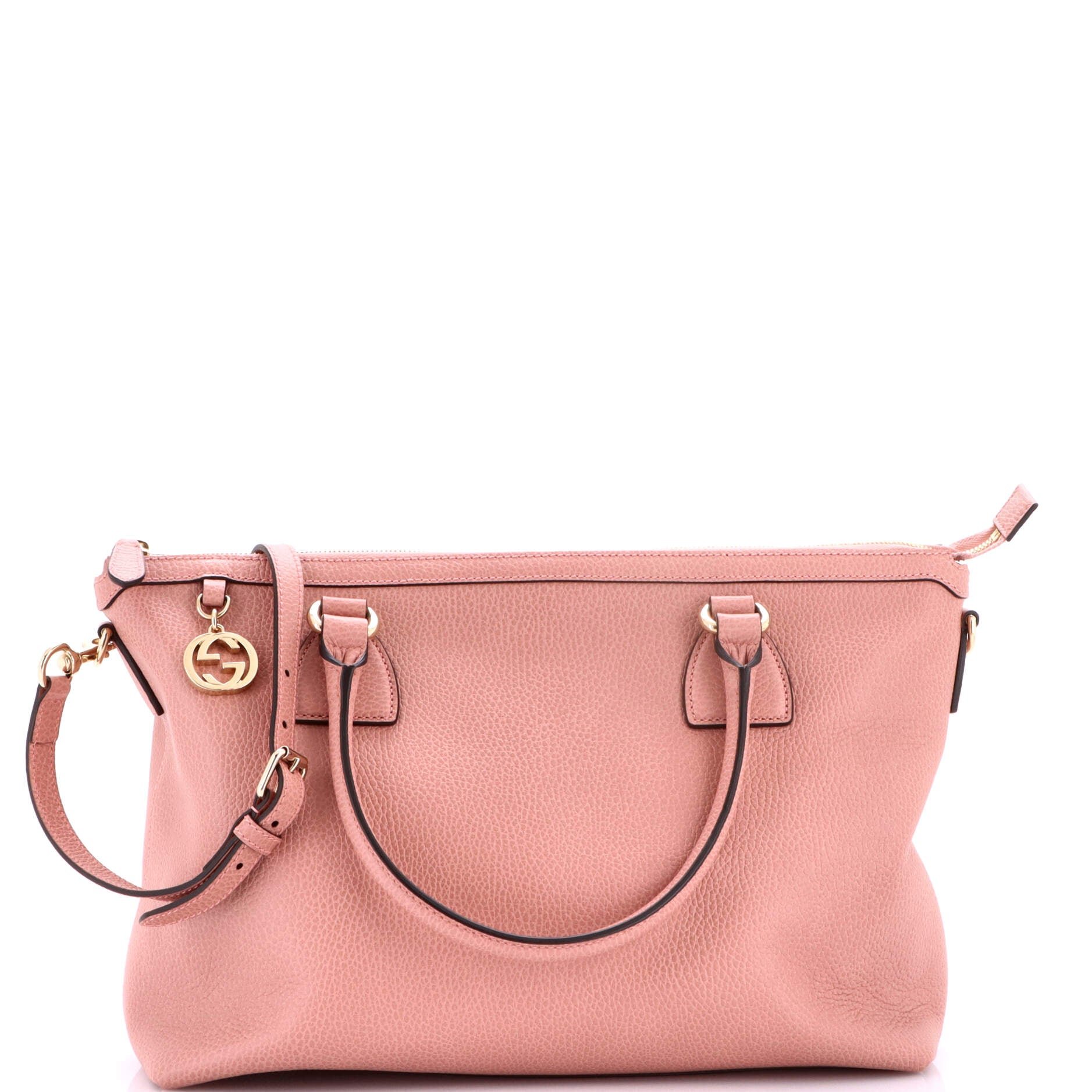 Lady Dollar Zip Convertible Tote Leather
