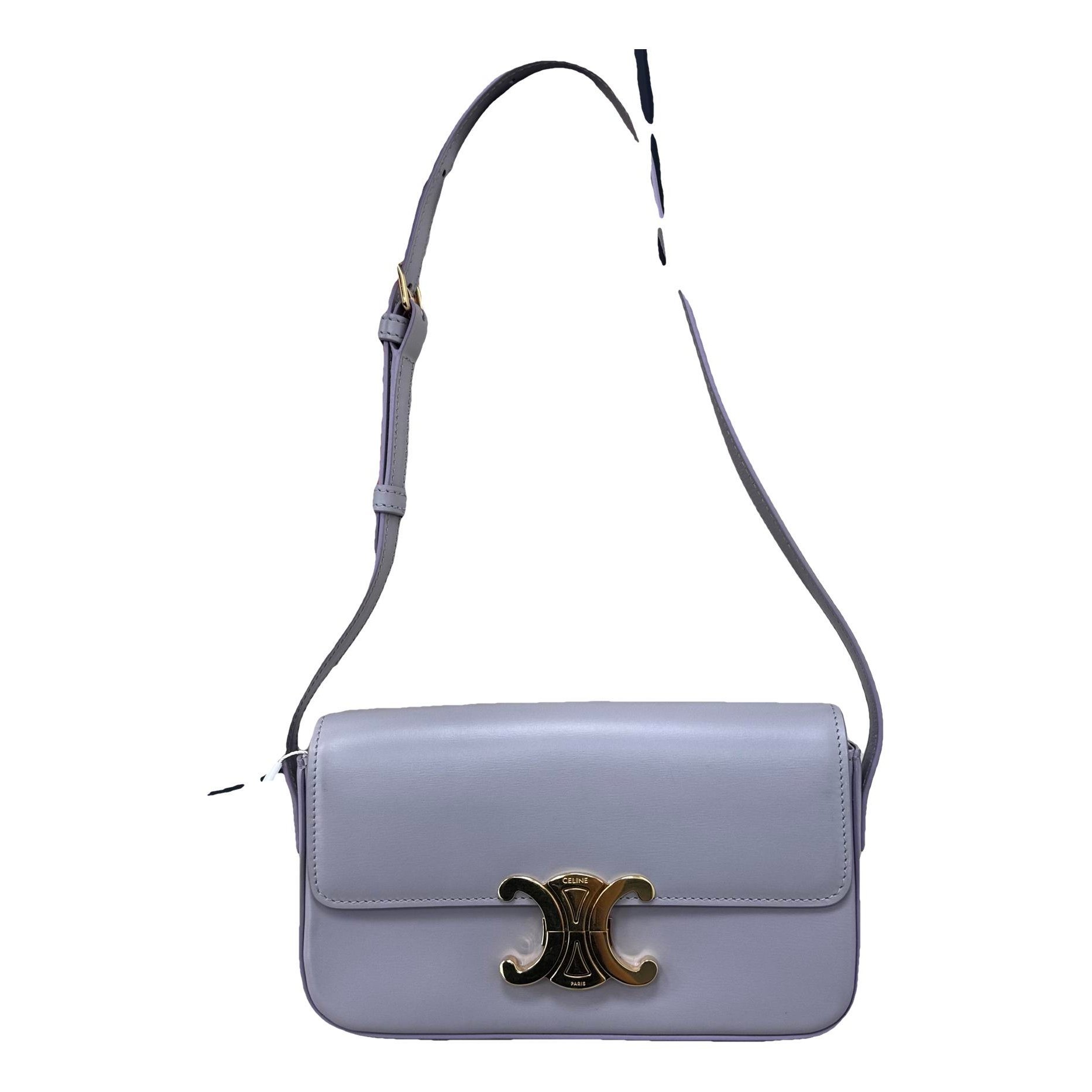Triomphe leather handbag