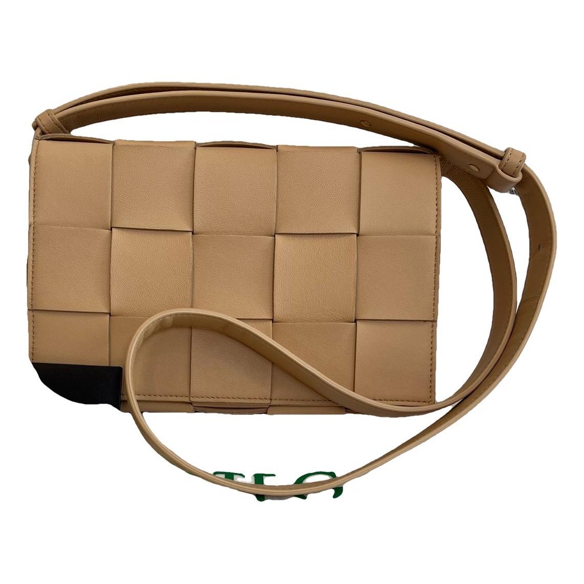Cassette leather handbag