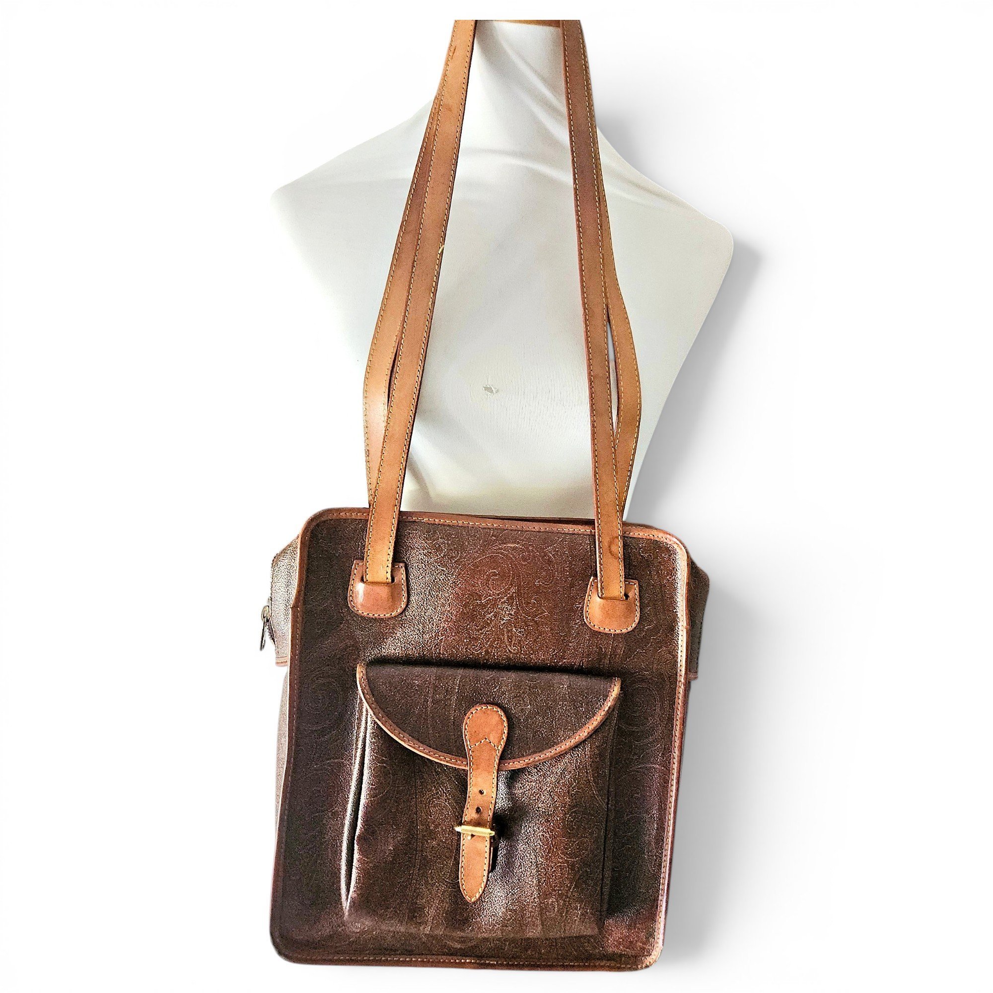 Leather handbag