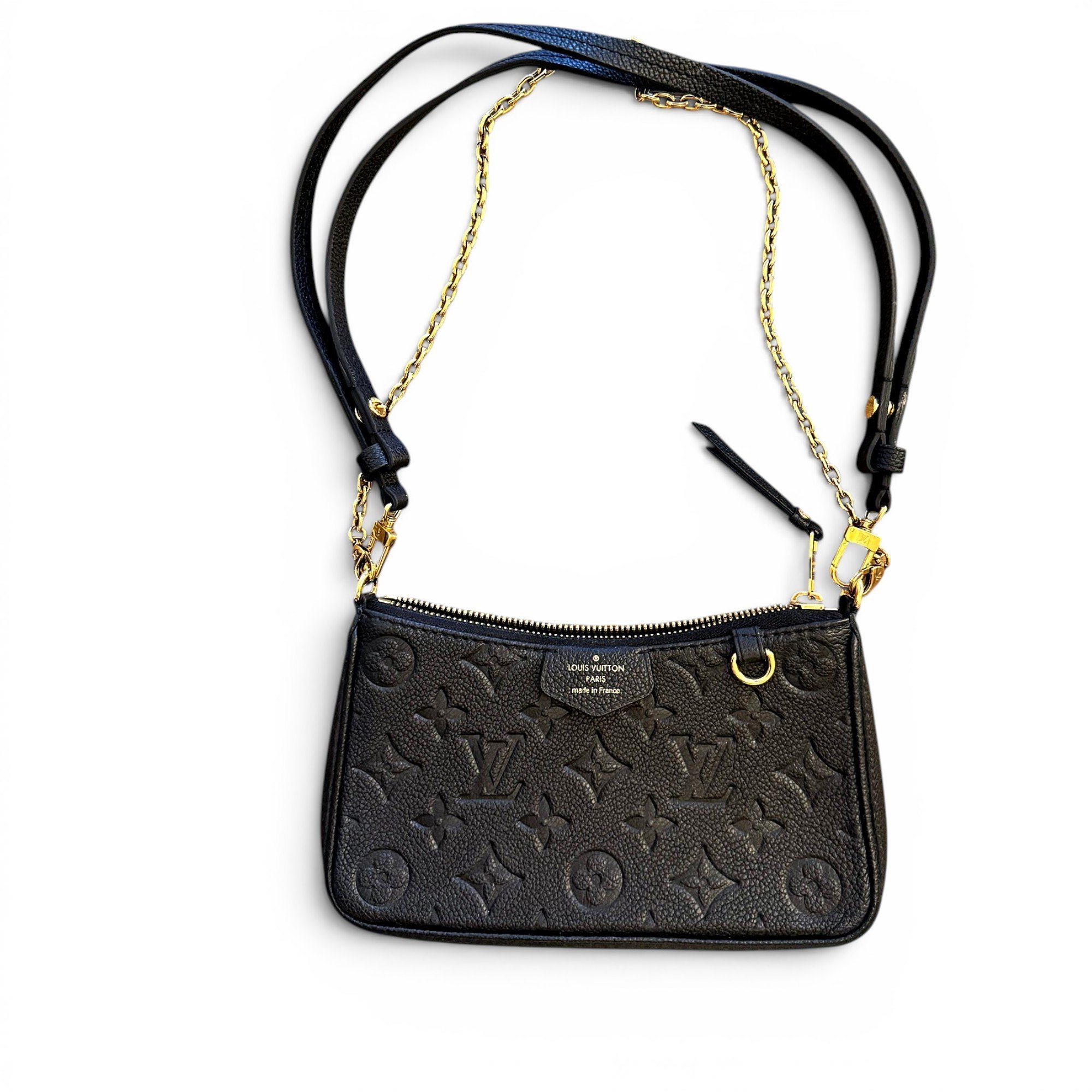 Easy Pouch On Strap leather handbag