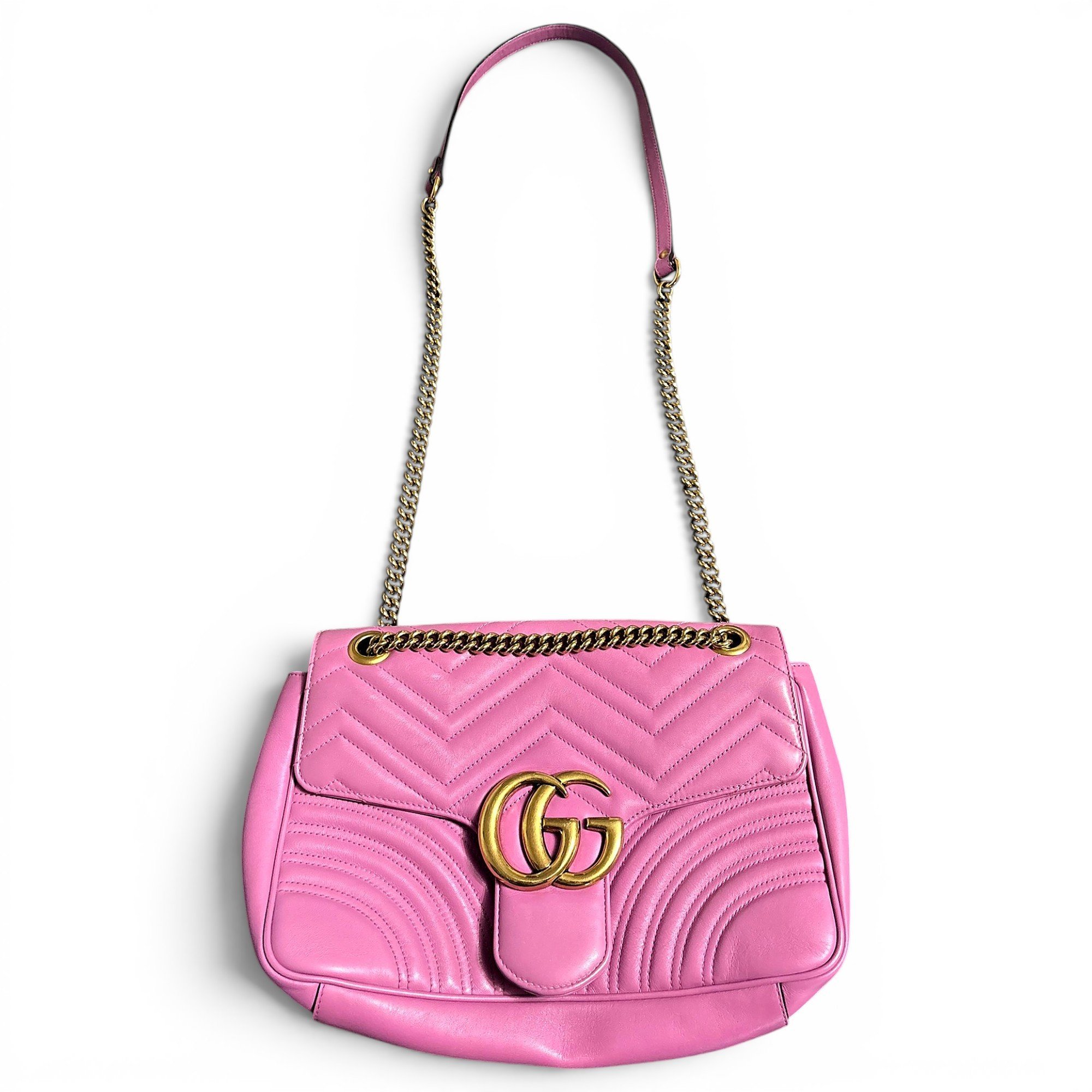 GG Marmont Chain leather crossbody bag