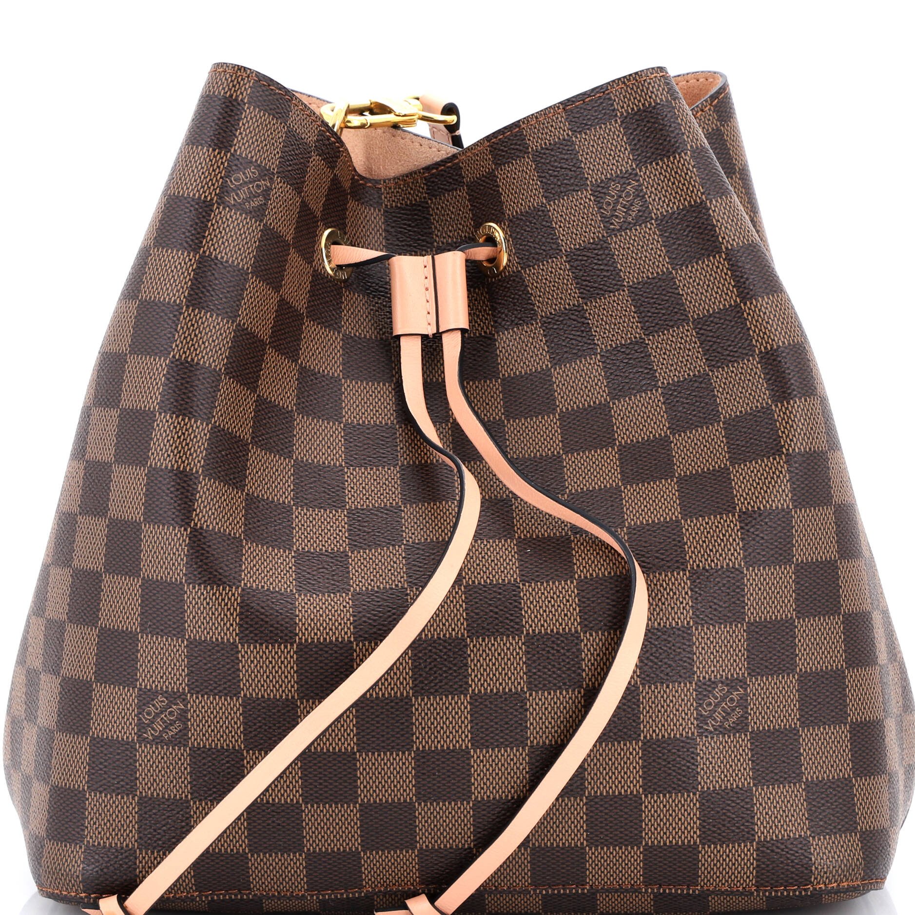 Louis Vuitton NeoNoe Handbag Damier with Leather MM
