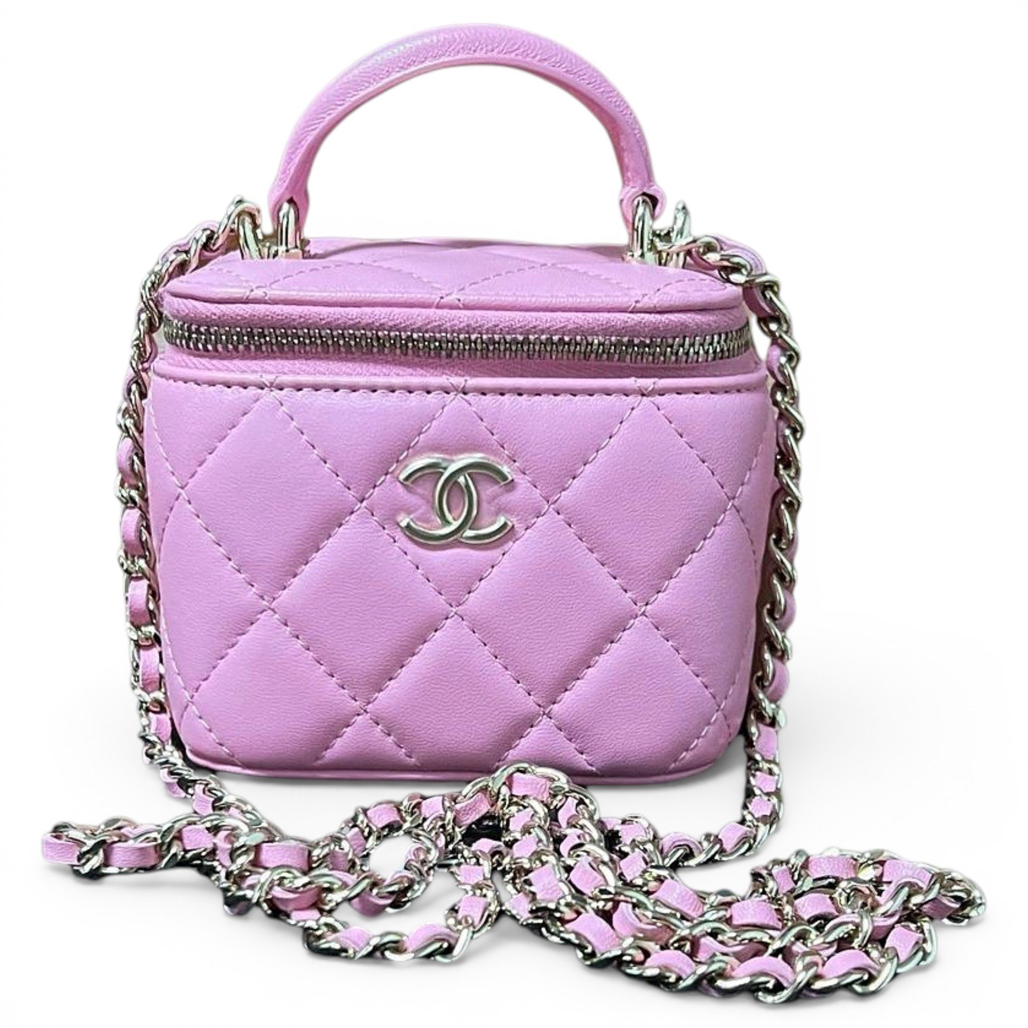 Trendy CC Vanity leather mini bag