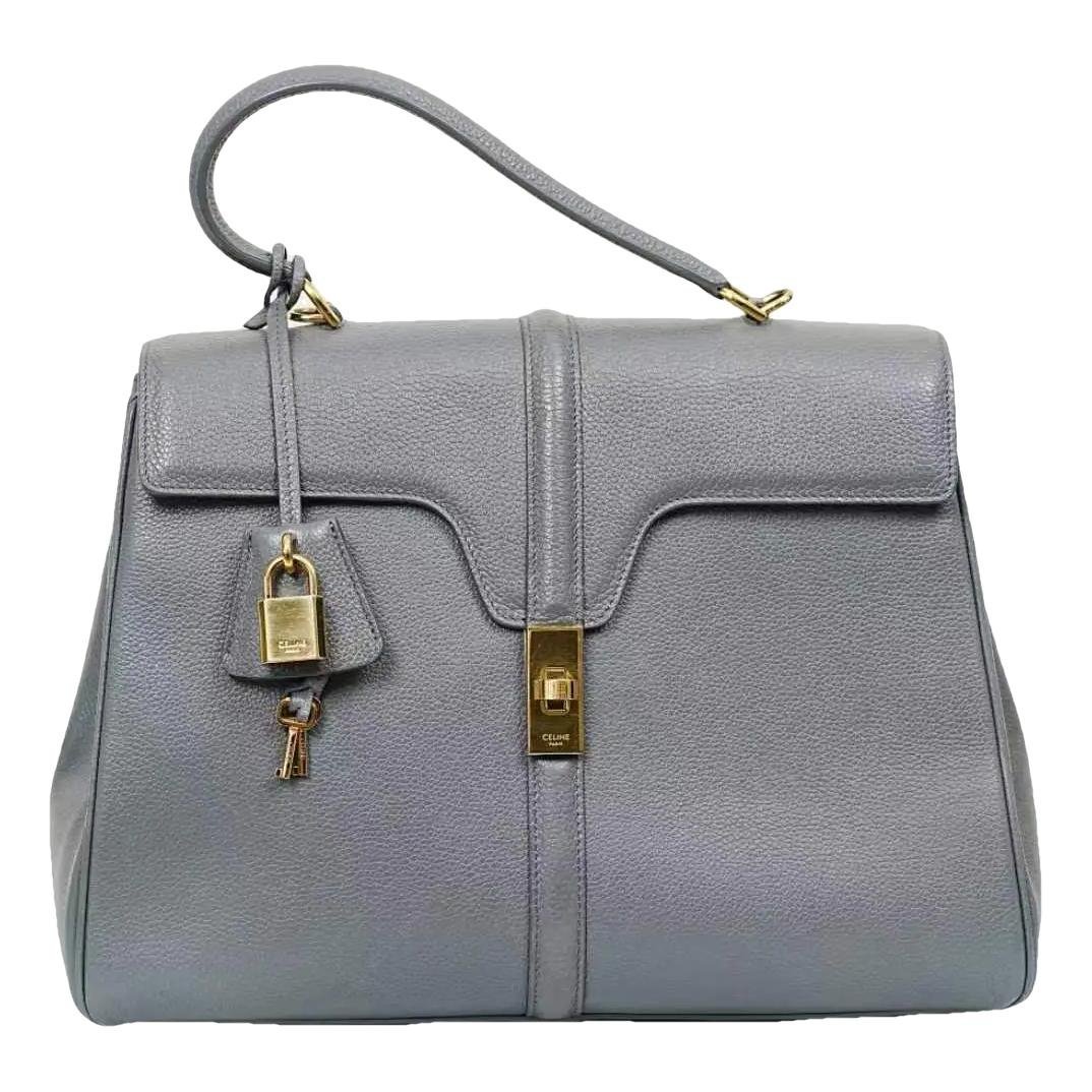 Sac 16 leather crossbody bag