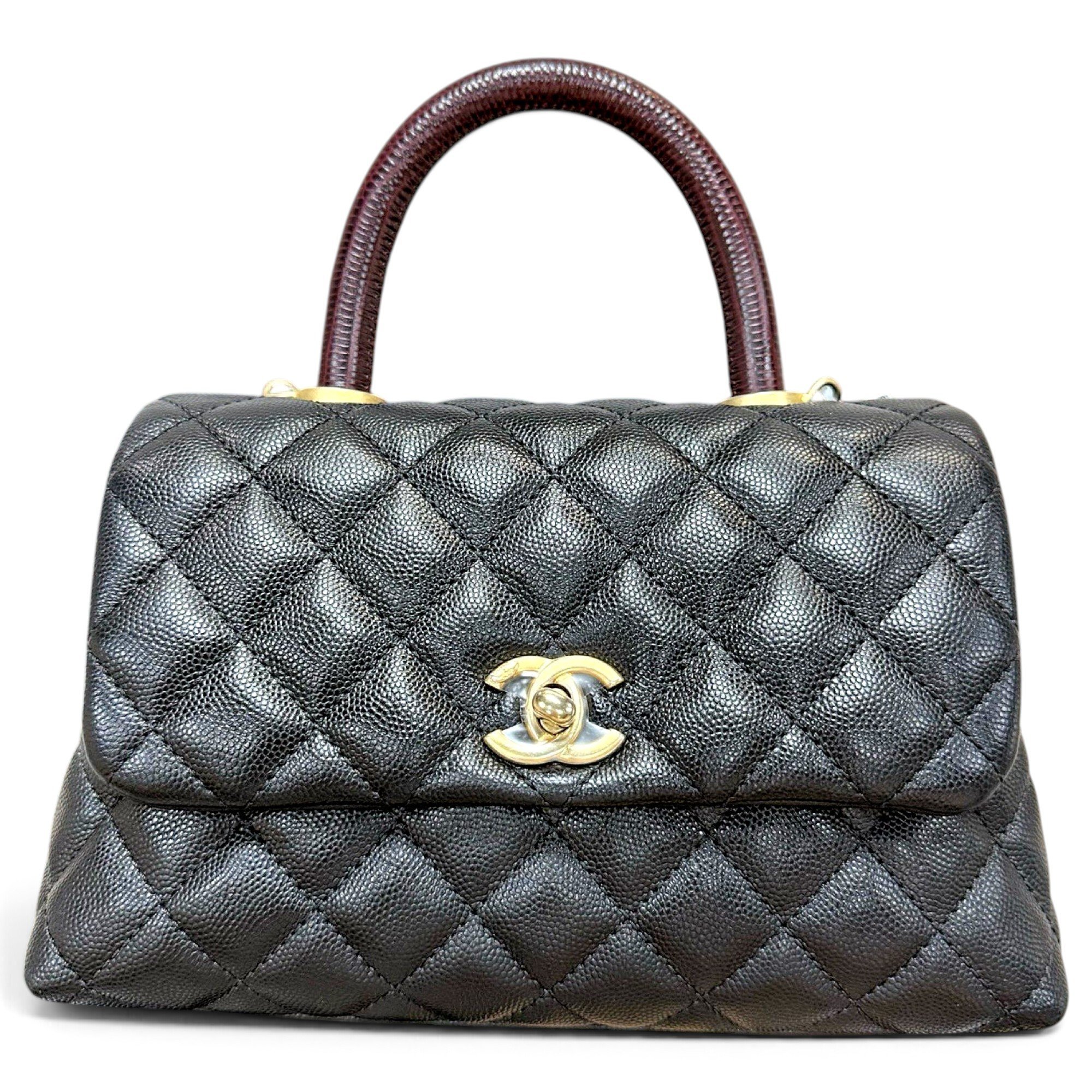 Coco Handle leather handbag
