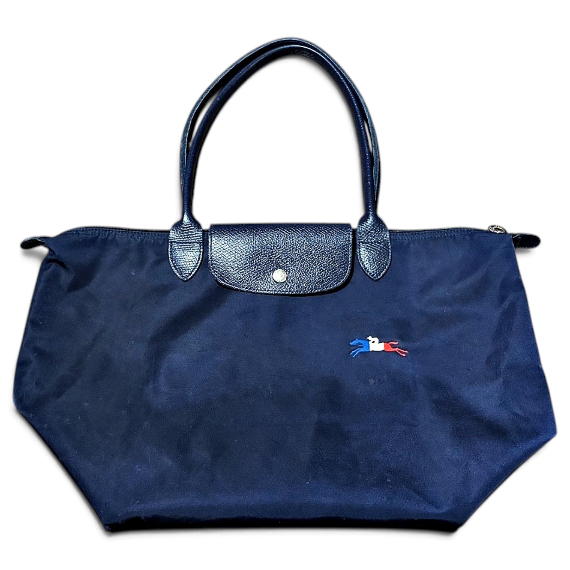 Pliage leather handbag