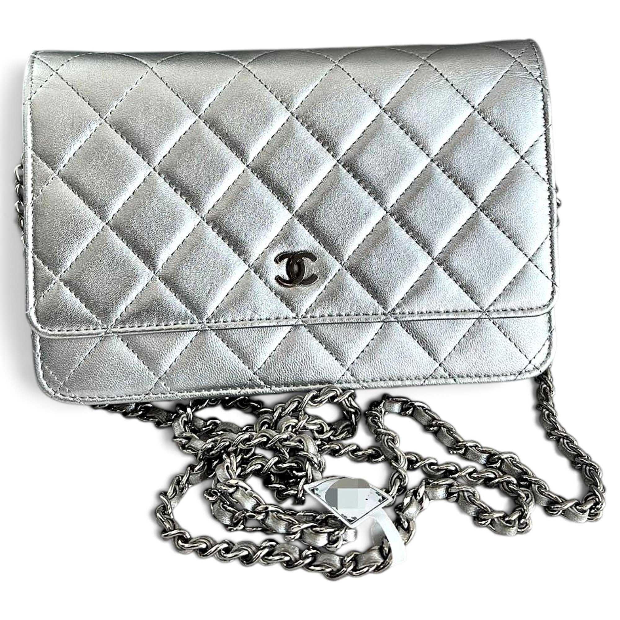 Wallet On Chain Timeless/Classique leather crossbody bag