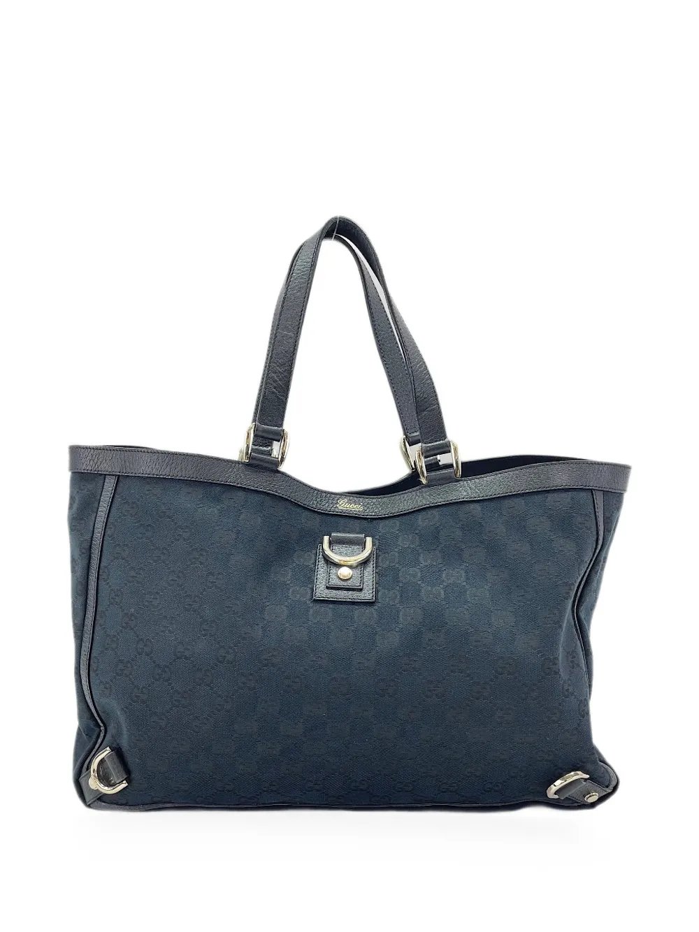 2000s GG canvas shoulder bag
