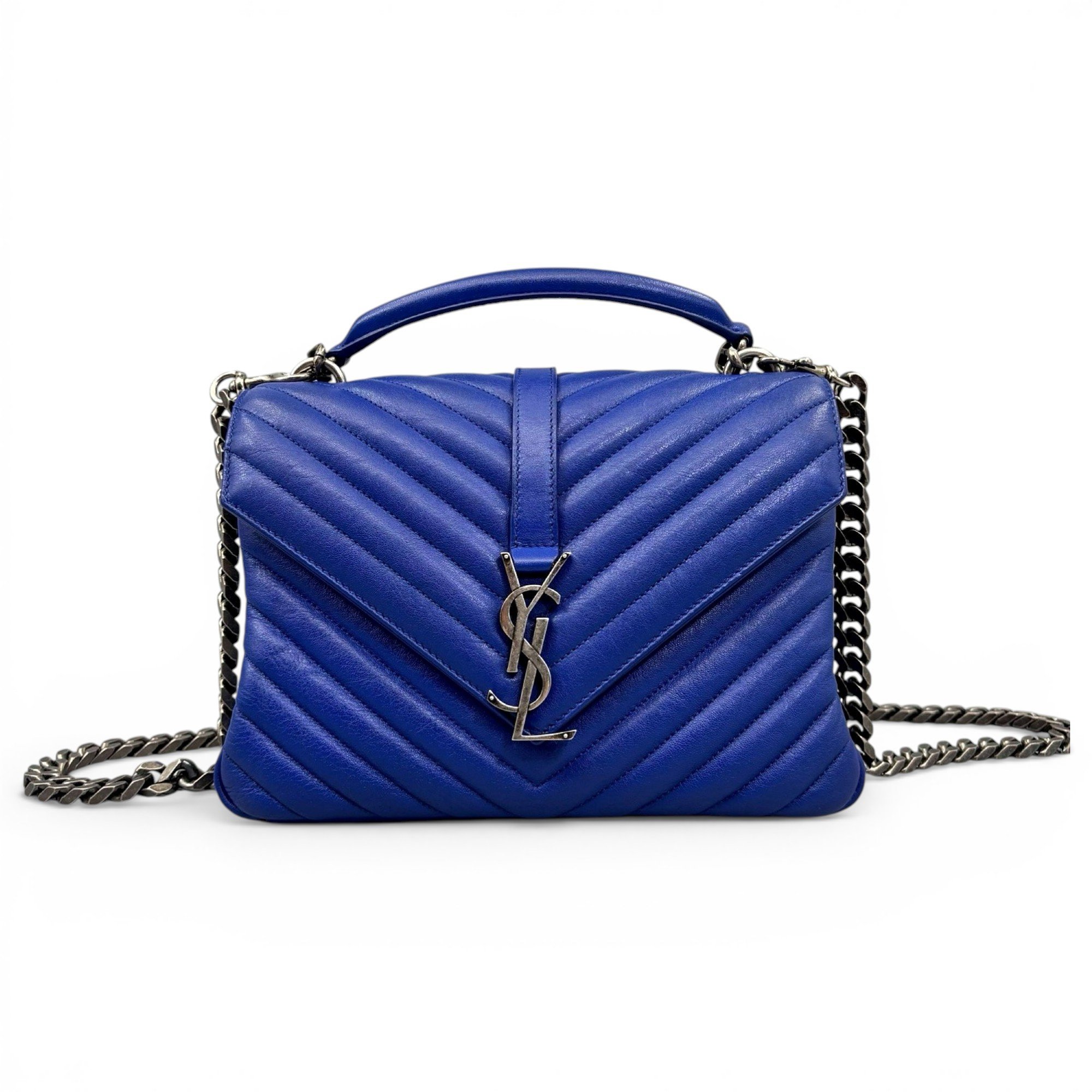 Collége monogramme leather handbag