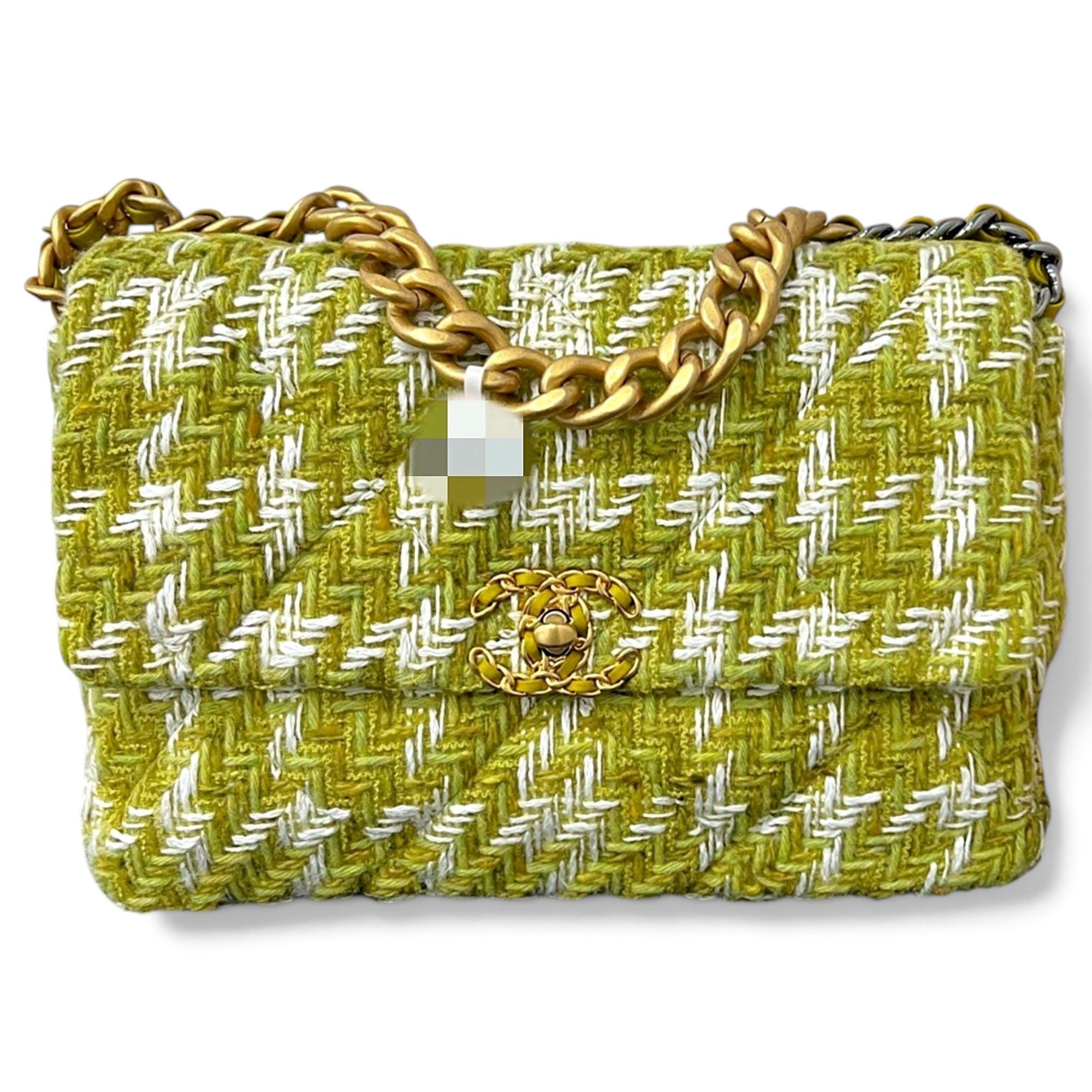 Chanel 19 tweed handbag