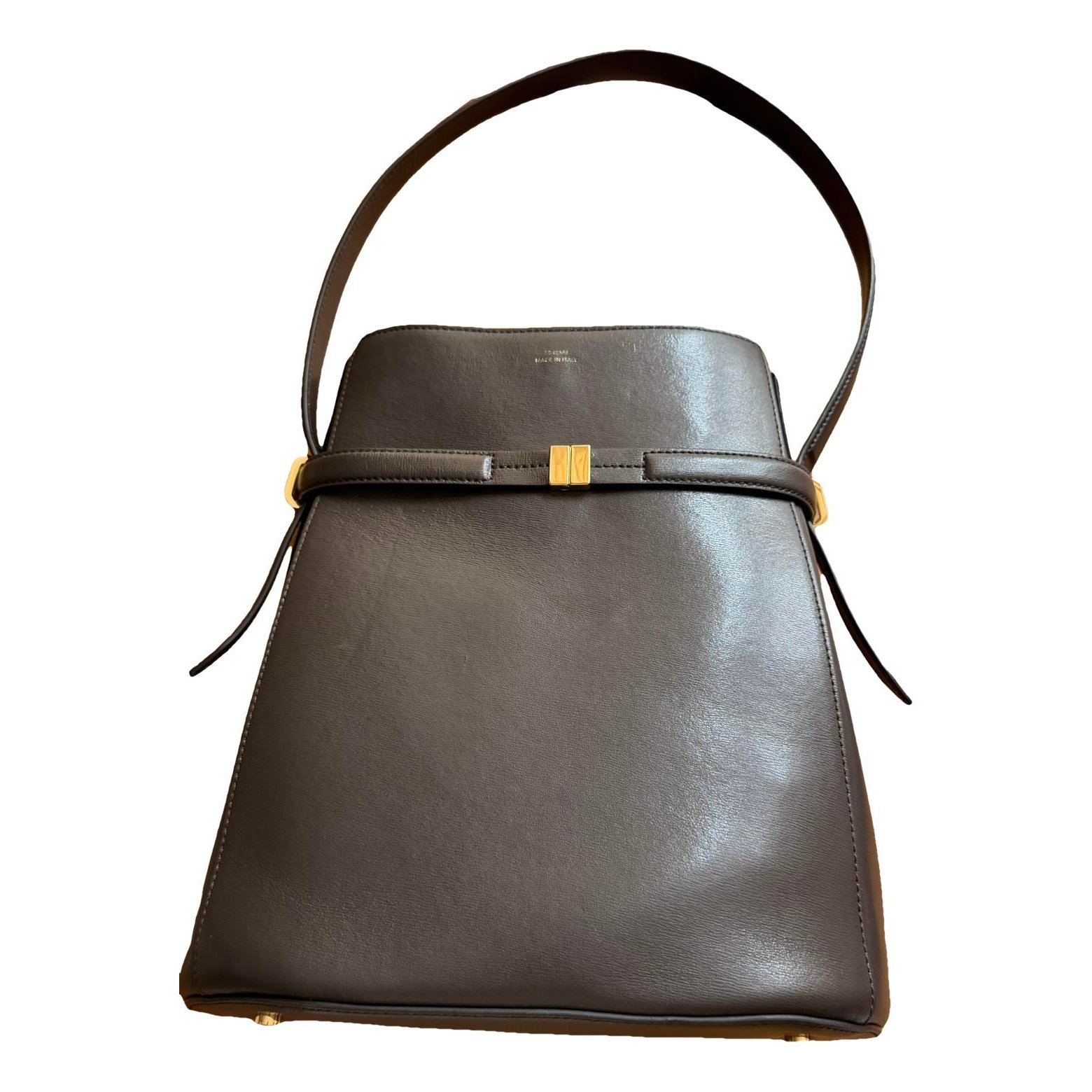 Leather tote