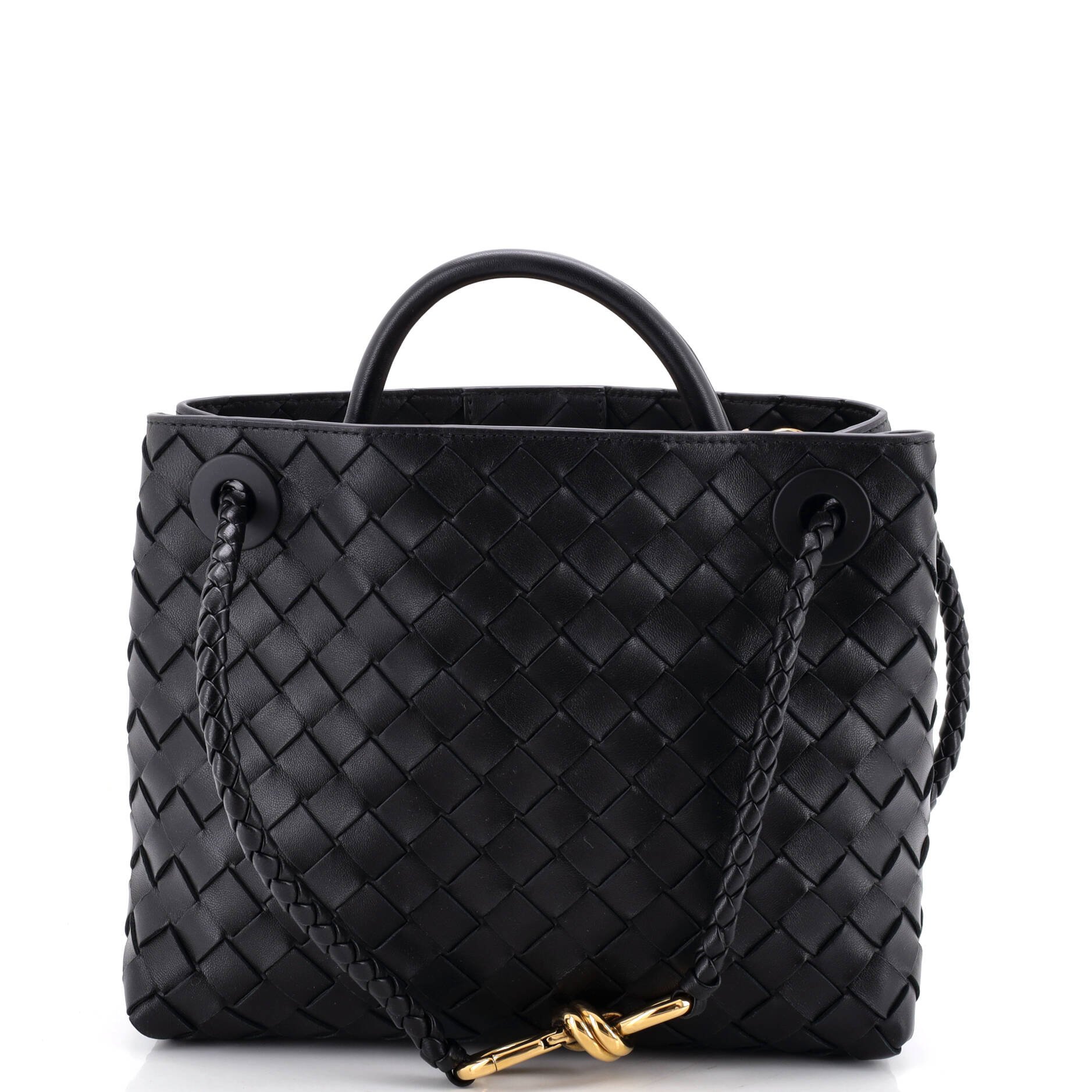 Andiamo Top Handle Bag Intrecciato Nappa Small