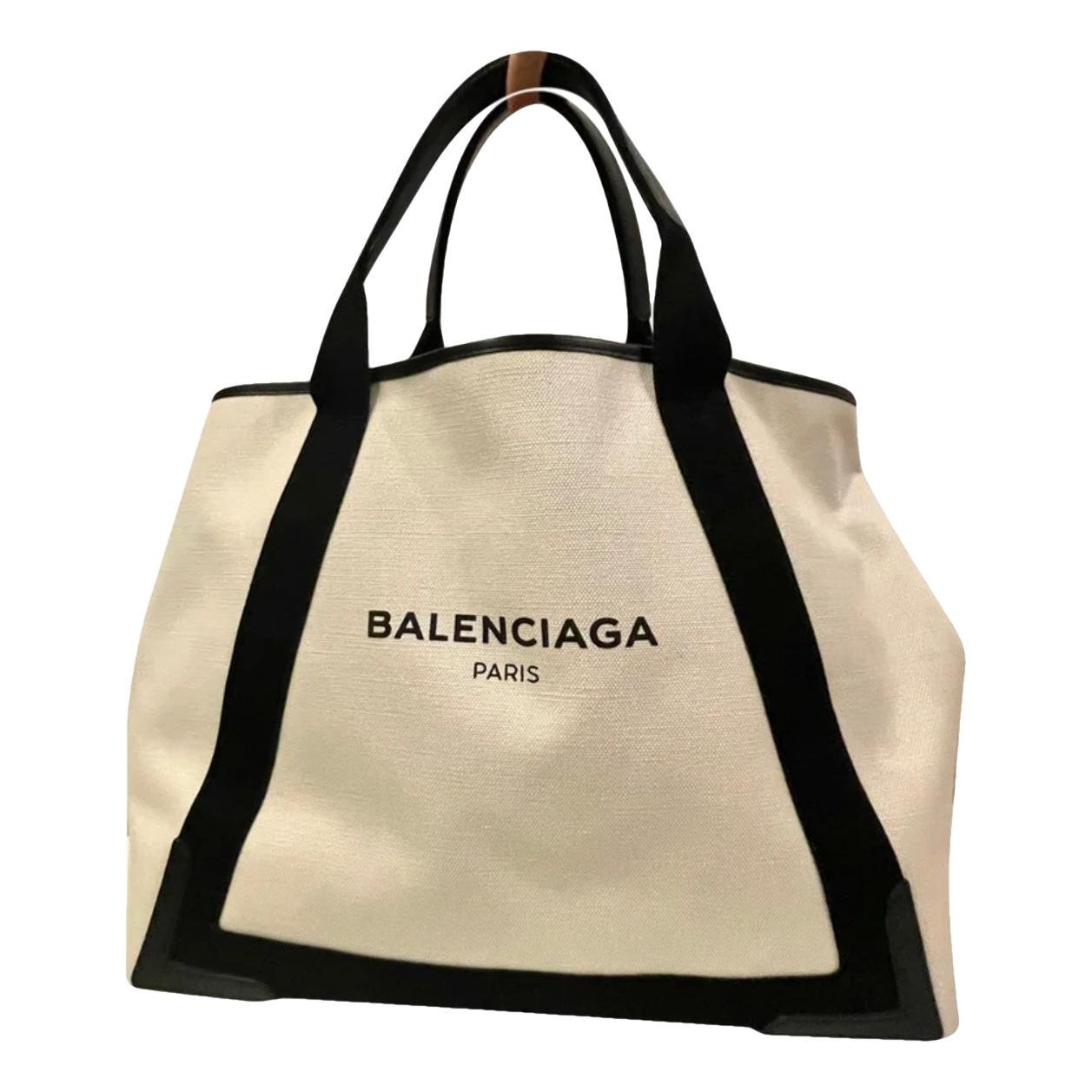Balenciaga Navy cabas tote
