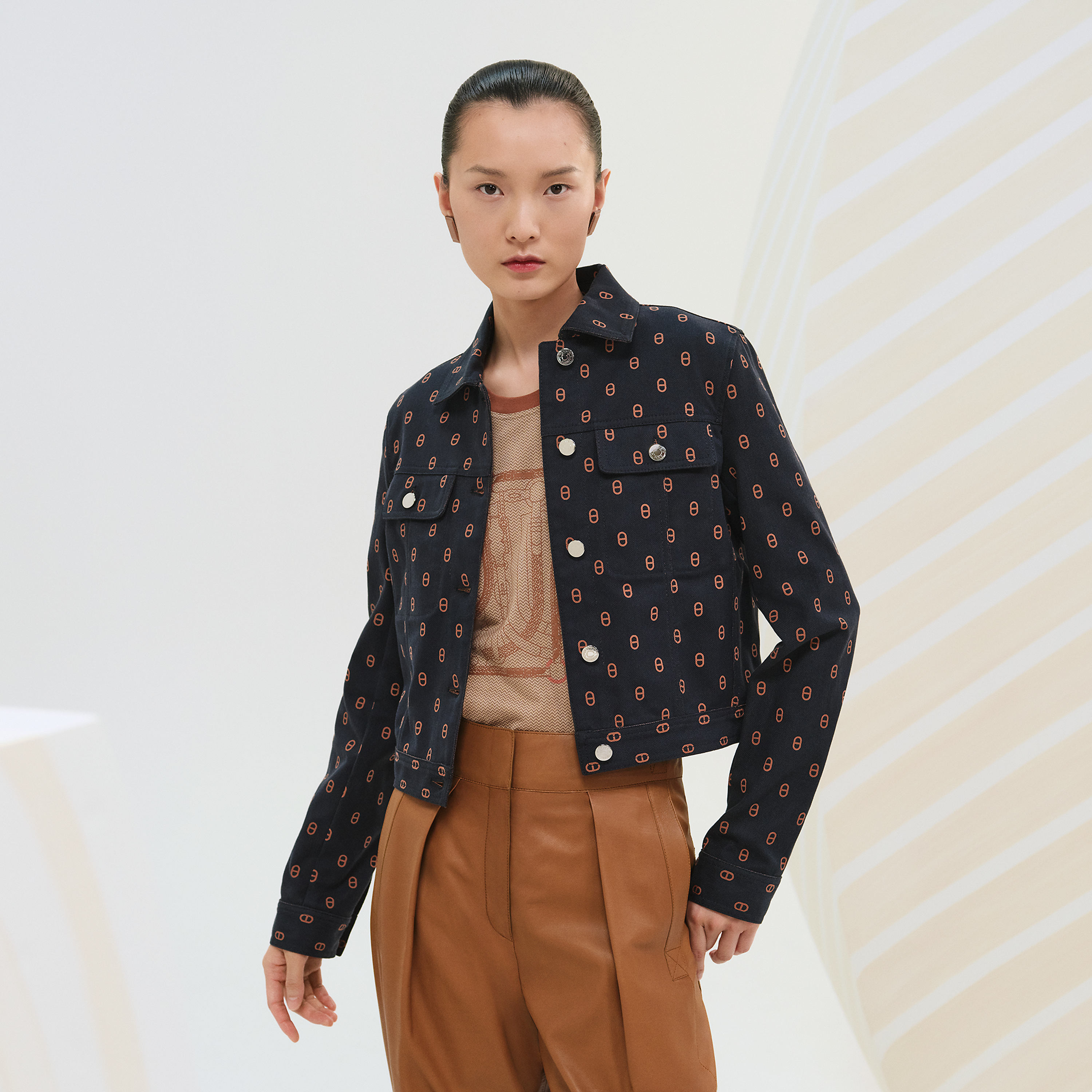 "Chaine D'ancre" Denim Jacket