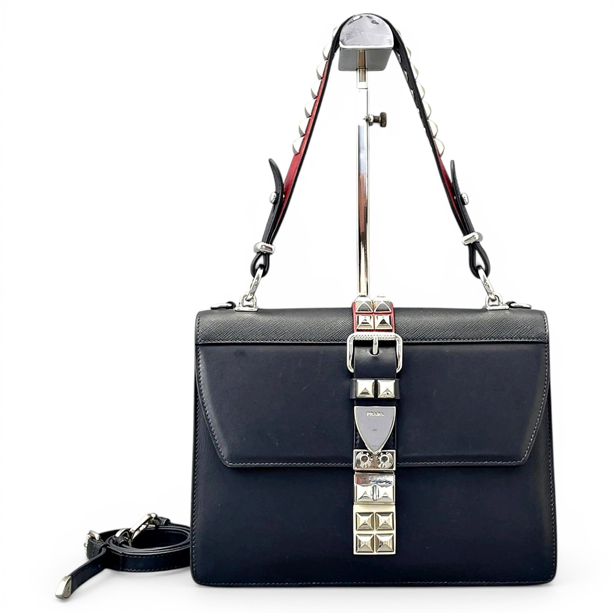 Elektra leather crossbody bag