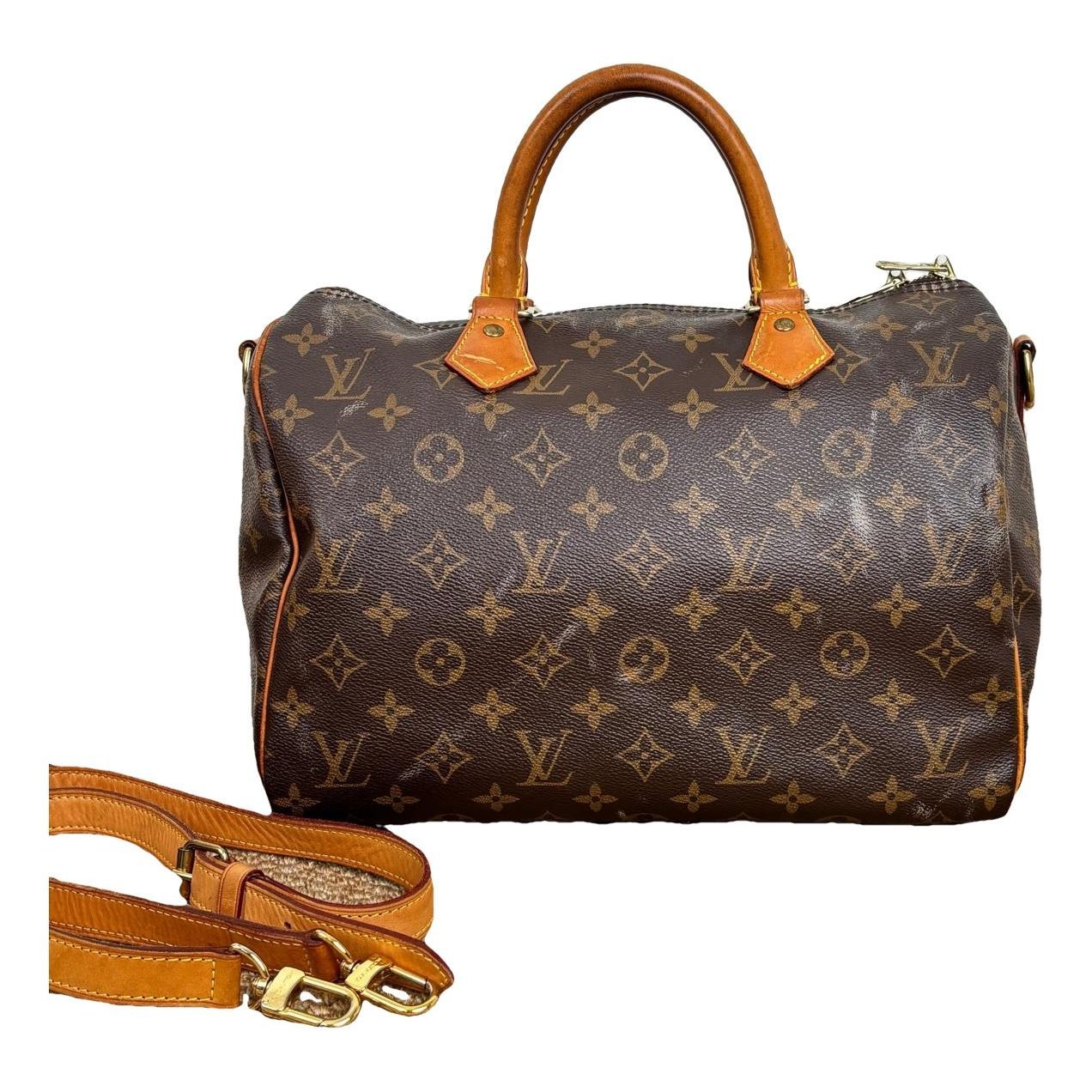 Louis Vuitton Speedy leather handbag