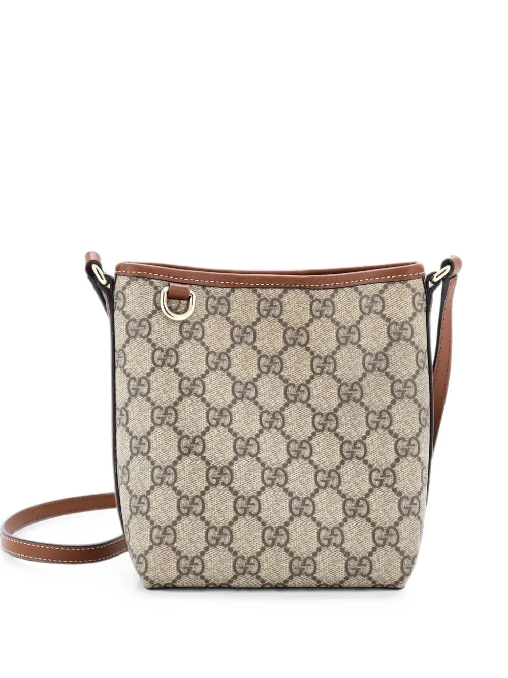 GG Emblem GG Coated Canvas Nano bucket bag