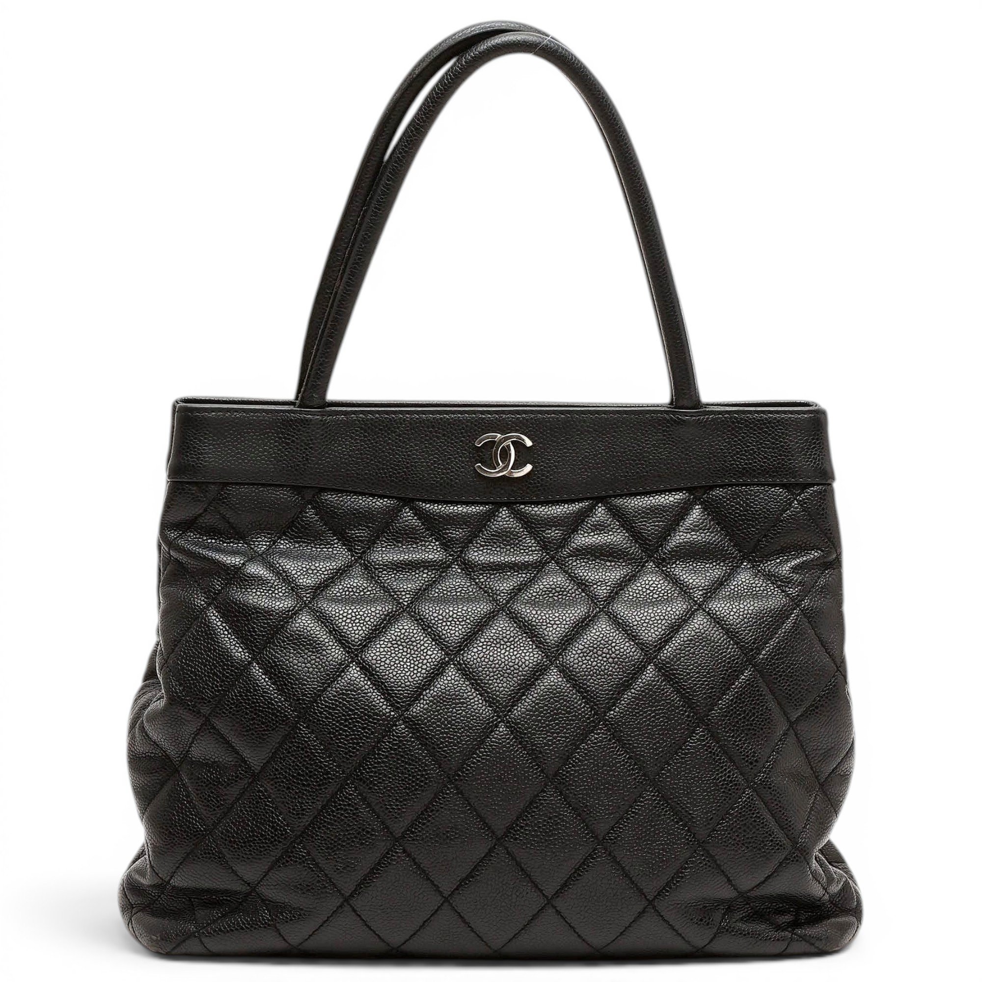 Trendy CC leather tote