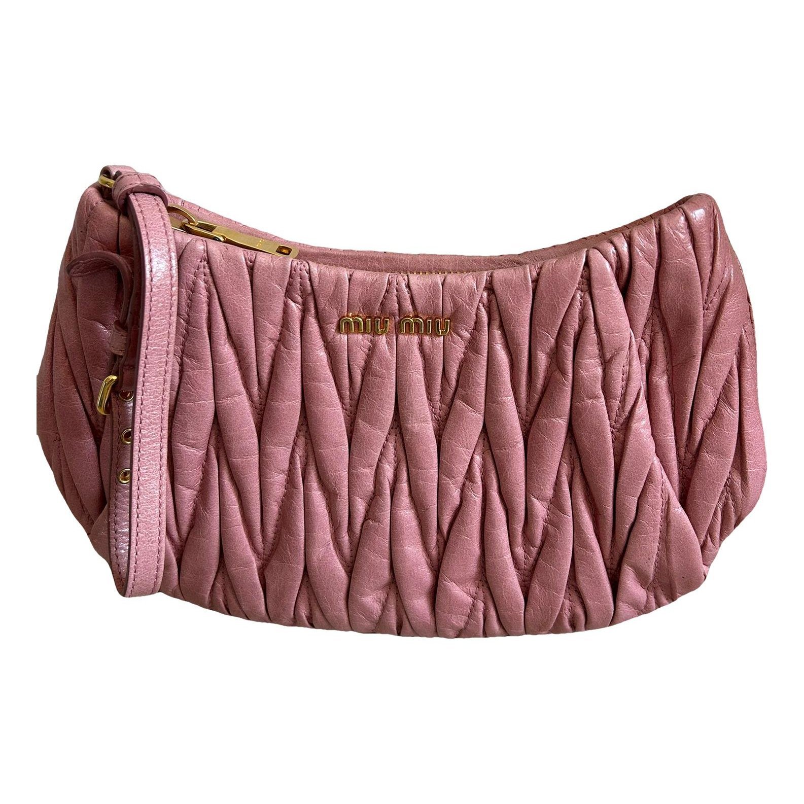 Leather clutch bag