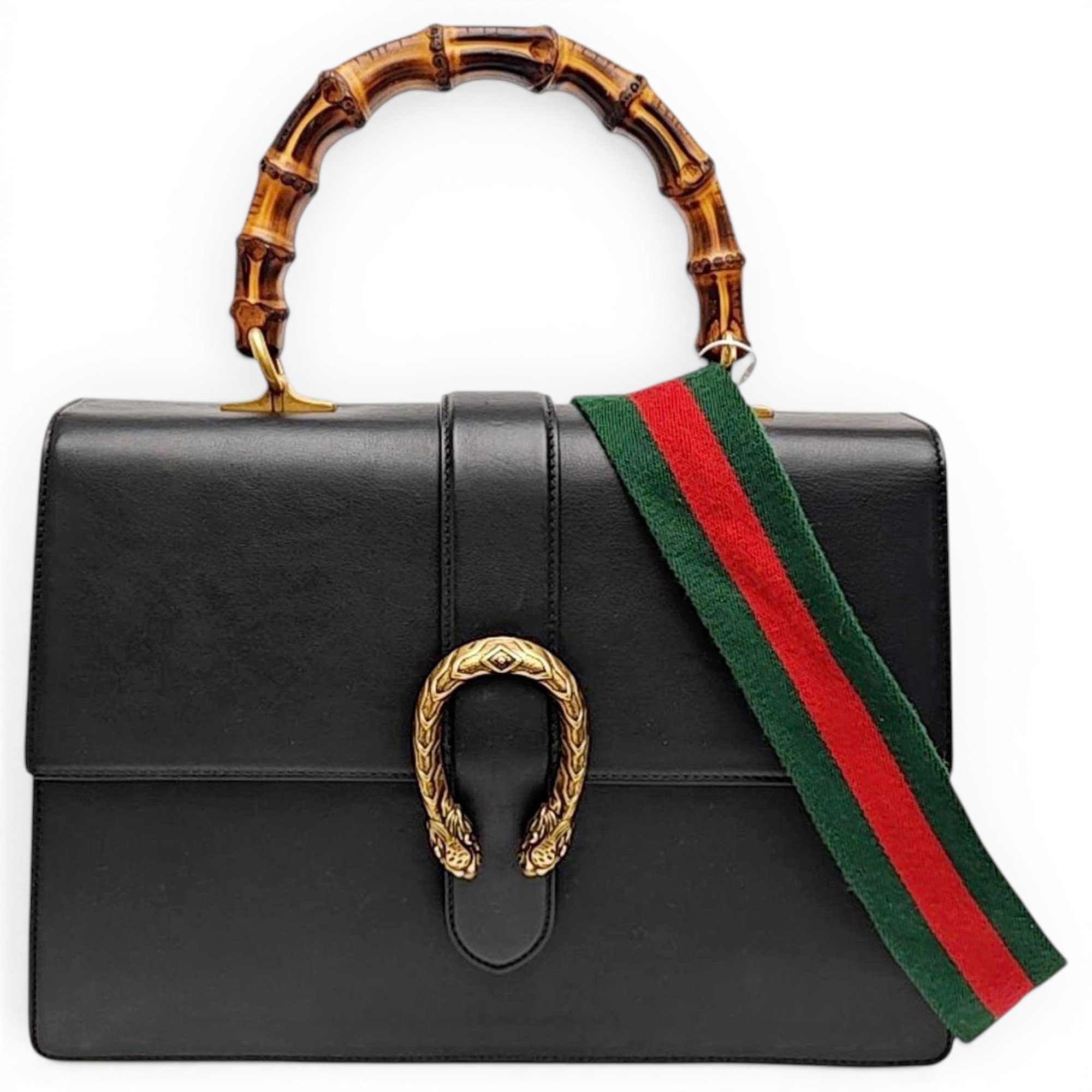 Dionysus Bamboo leather handbag