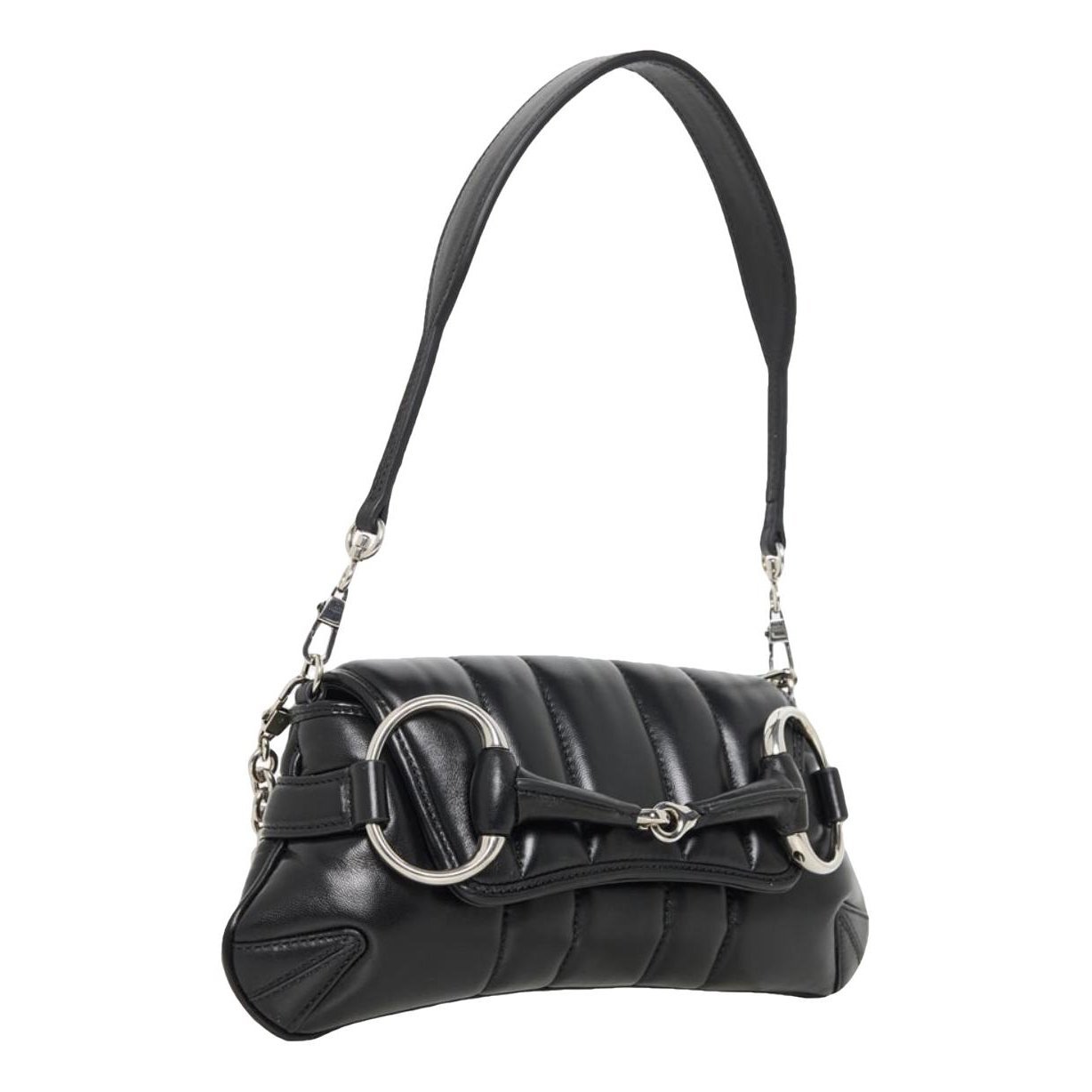 Horsebit Chain leather handbag