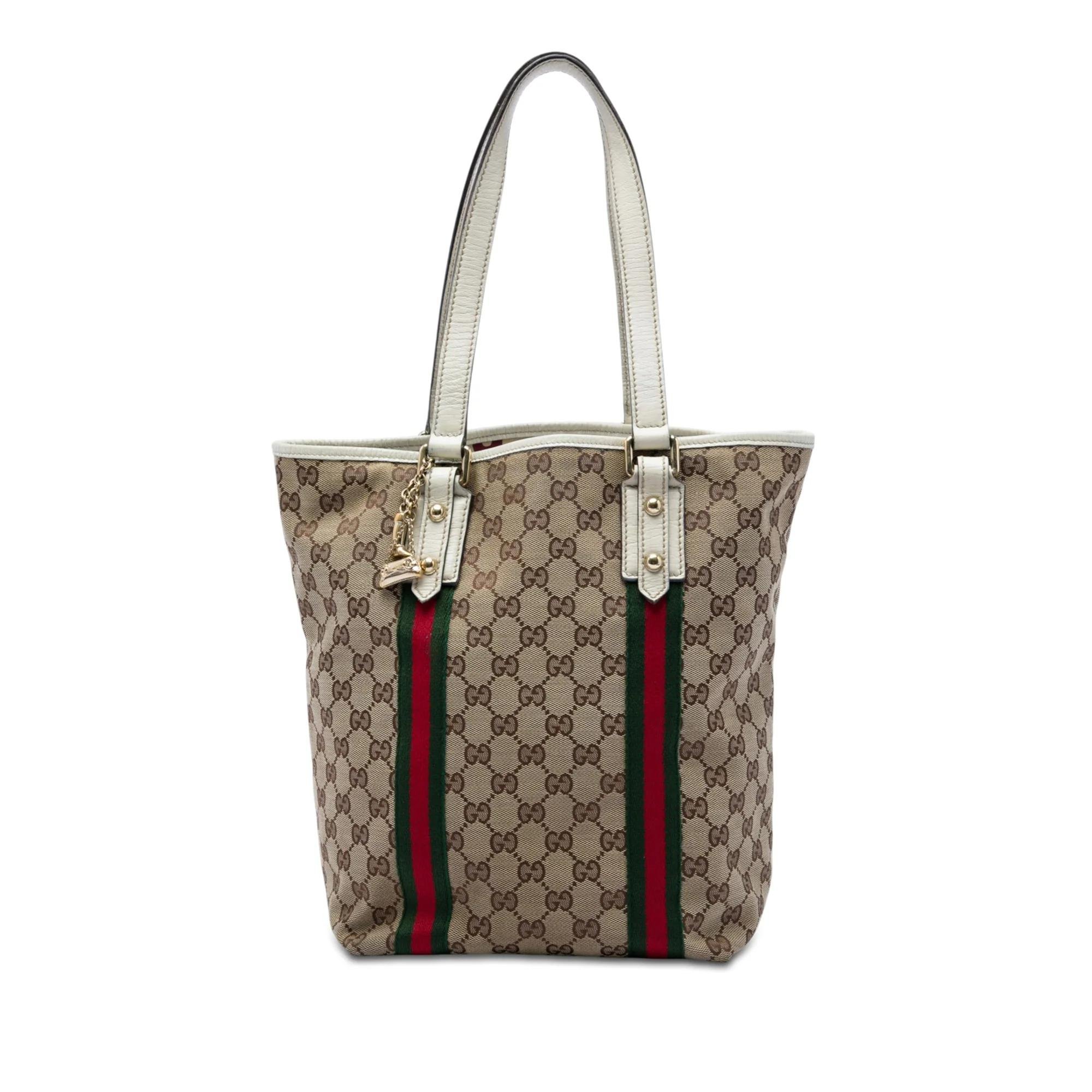 Gucci B leather tote