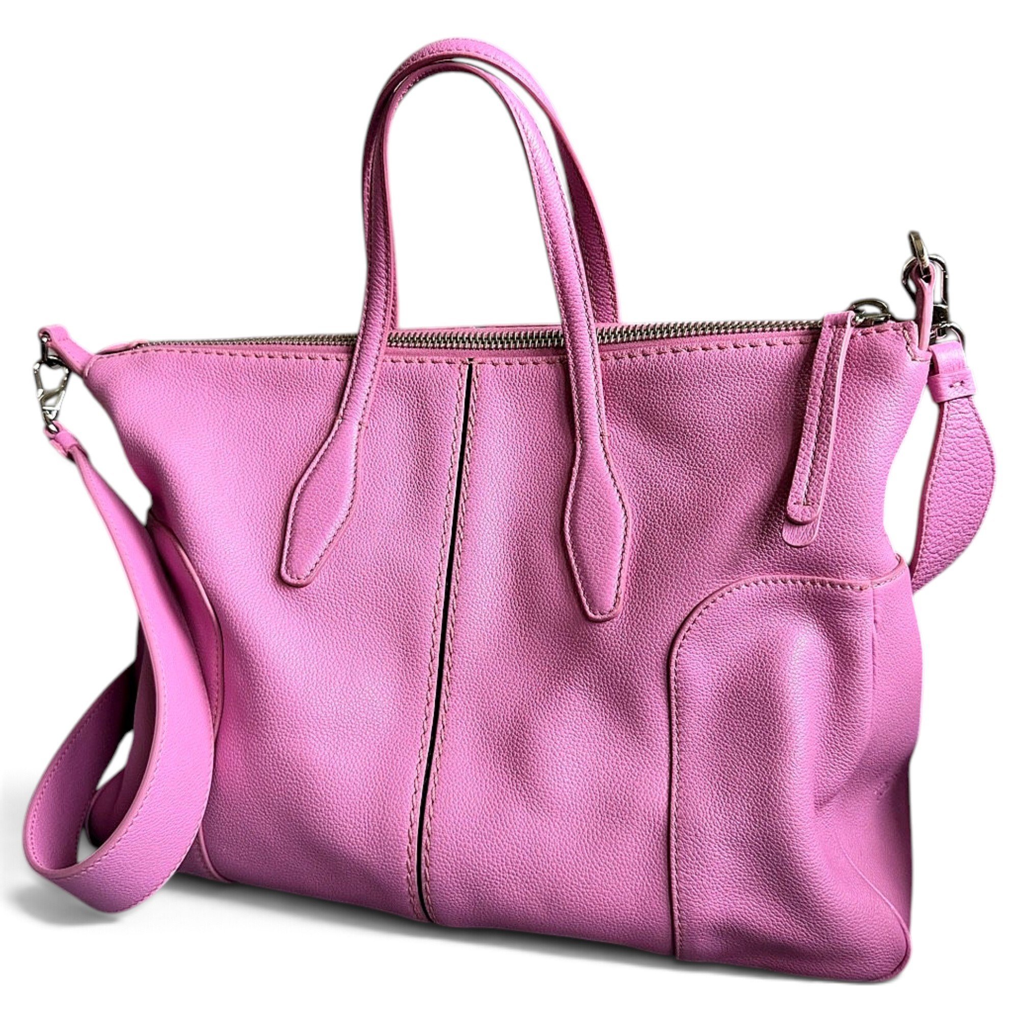Leather tote