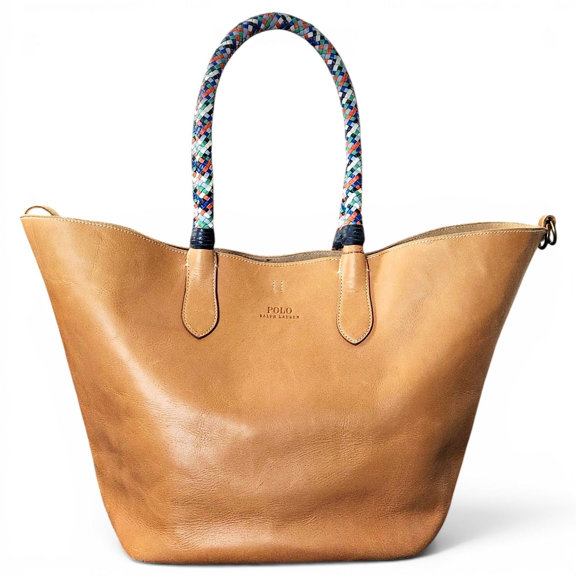 Leather tote