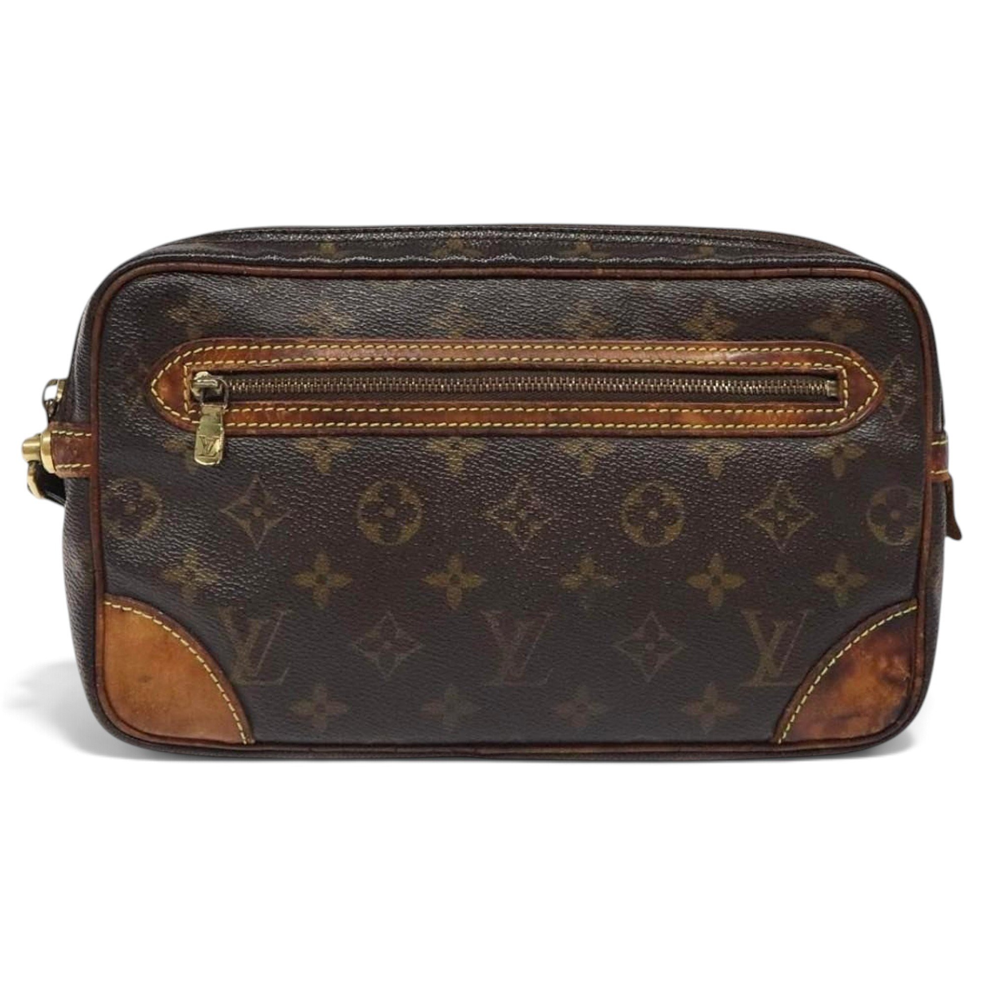 Marly Dragonne leather clutch bag