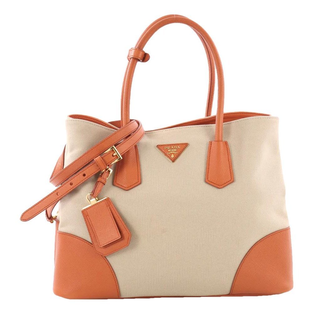 Double cloth handbag