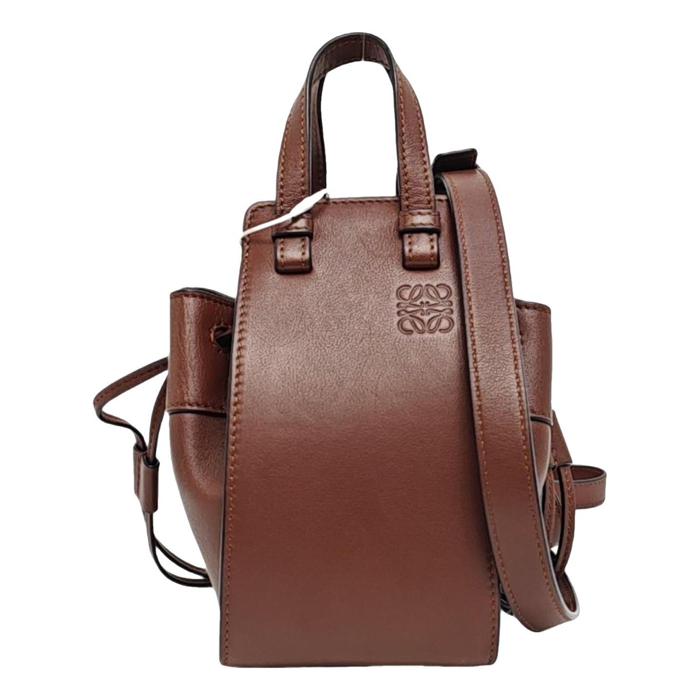 Hammock leather handbag
