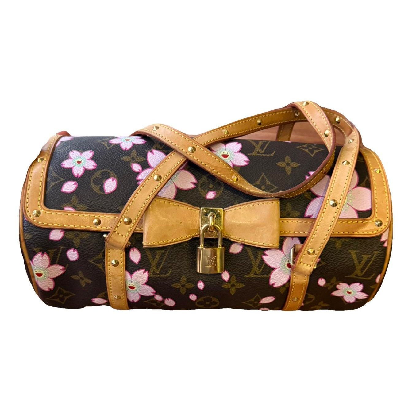 Papillon leather handbag