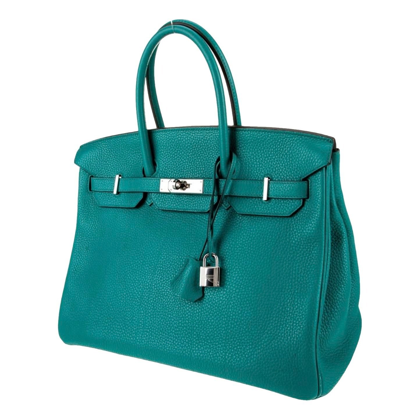 Birkin 35 leather handbag