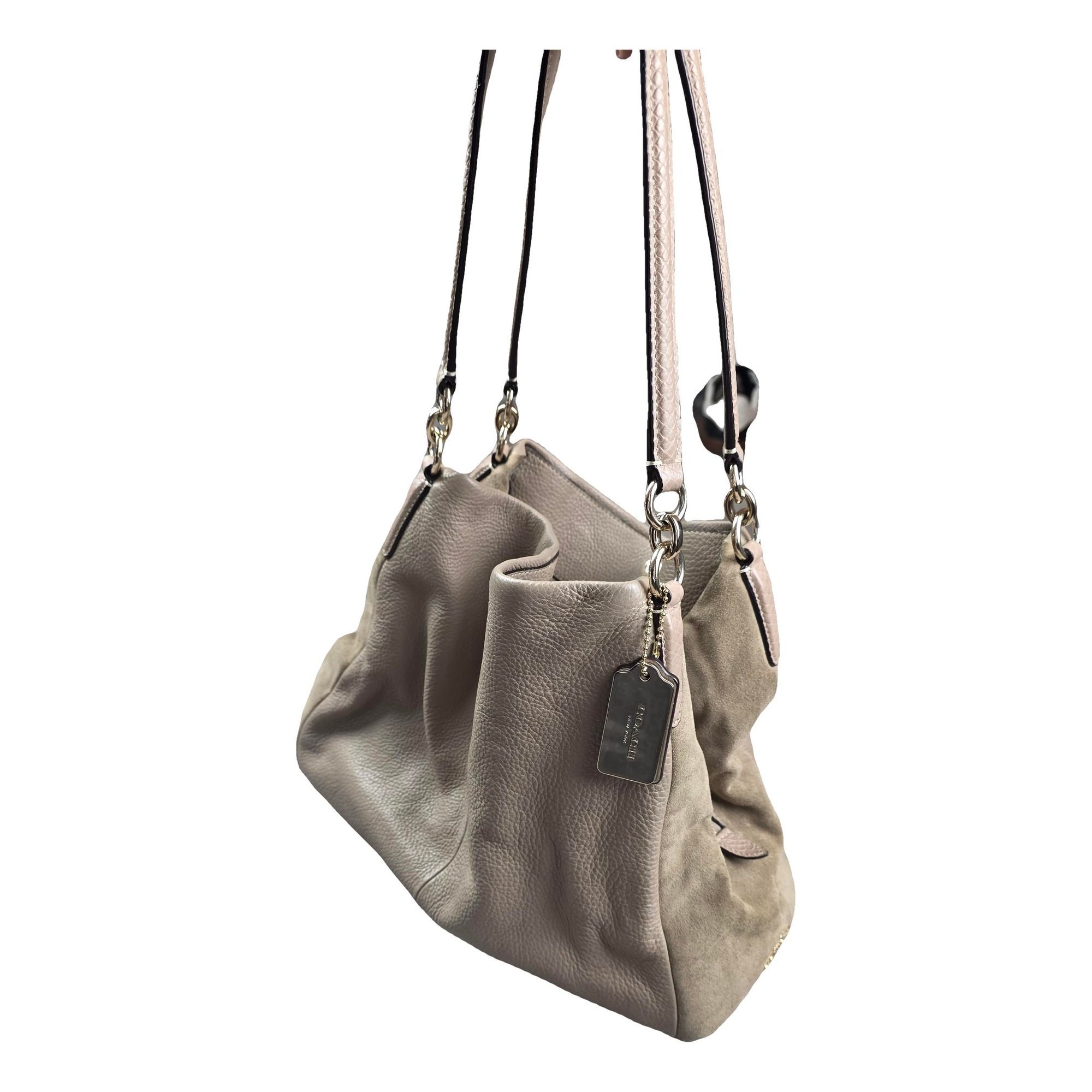 Leather handbag