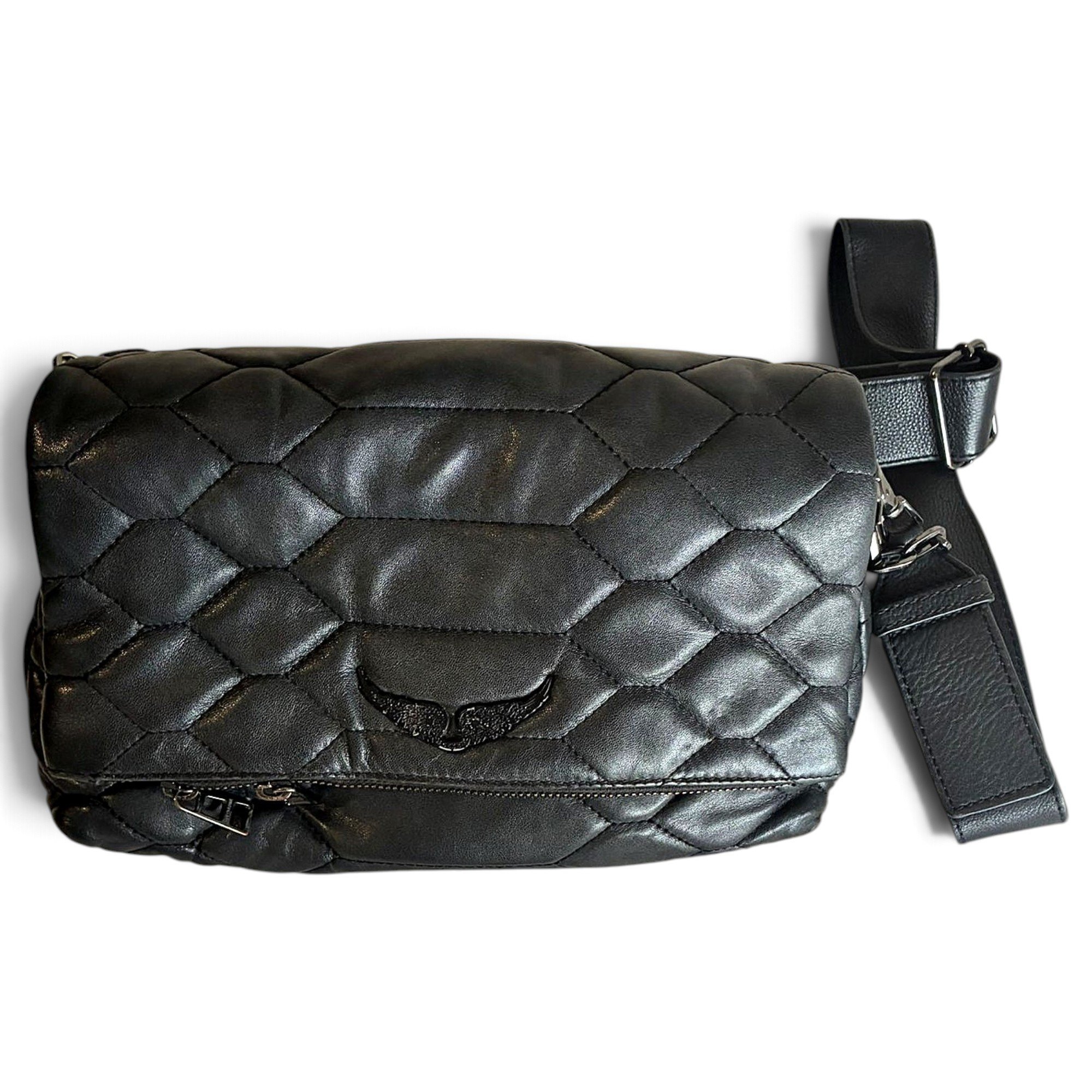 Rock leather handbag