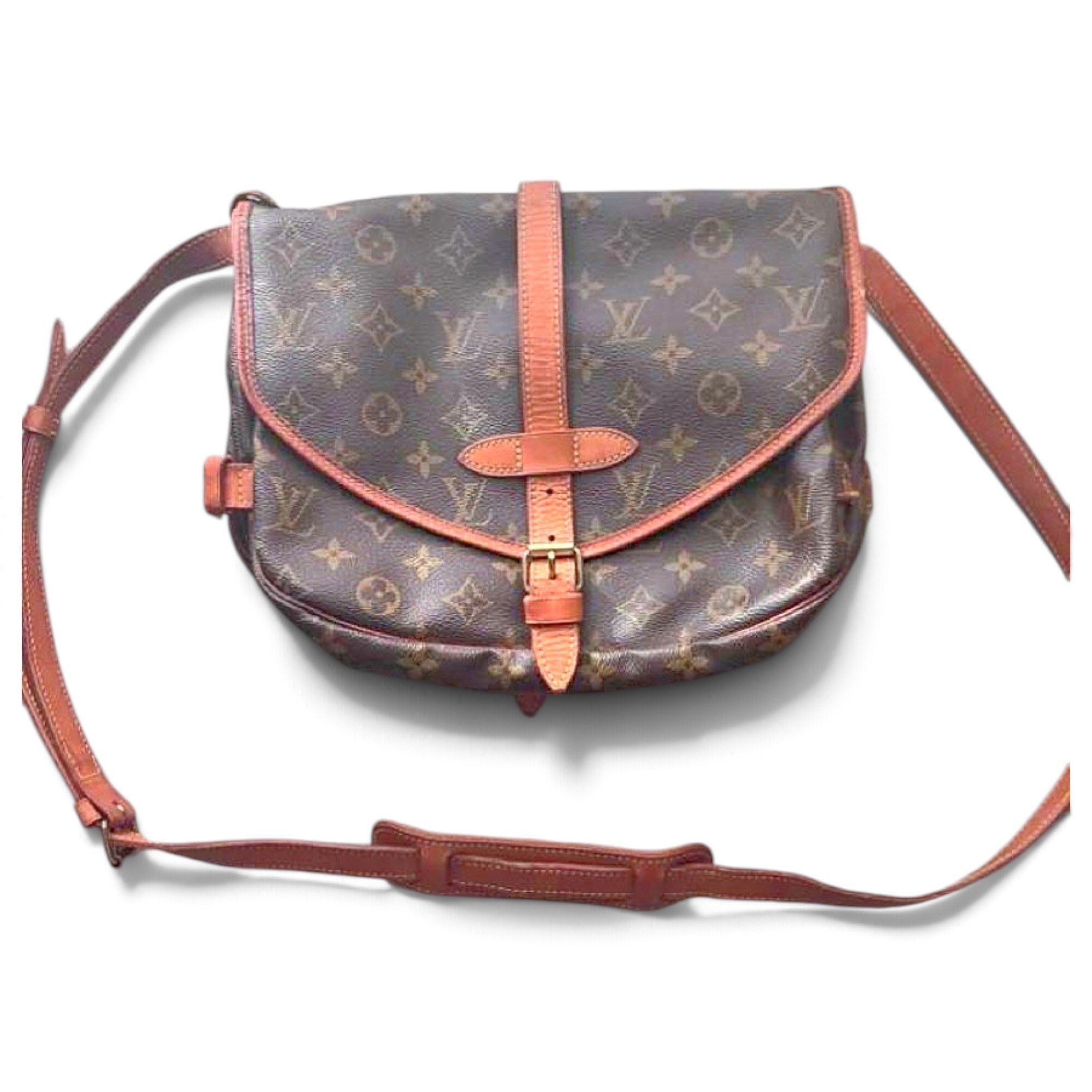 Saumur leather crossbody bag