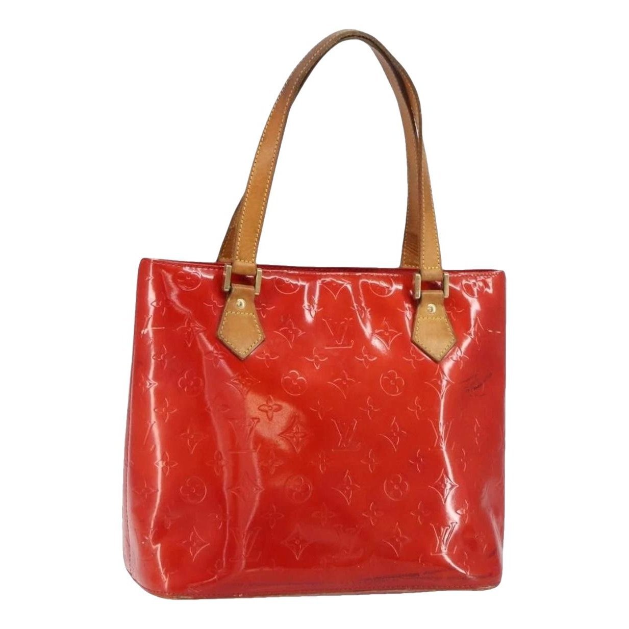 Patent leather handbag