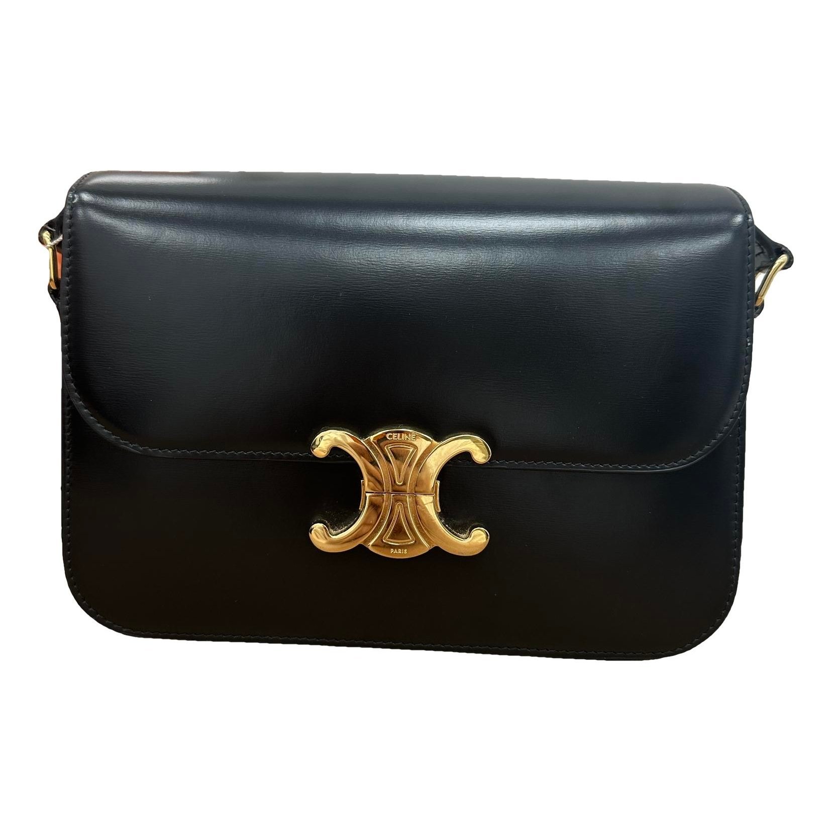 Triomphe leather handbag