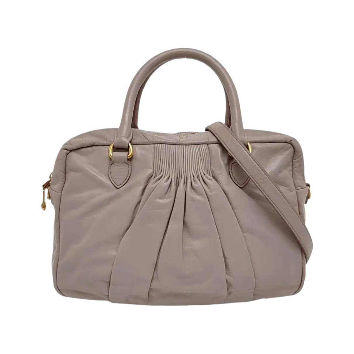 Leather handbag