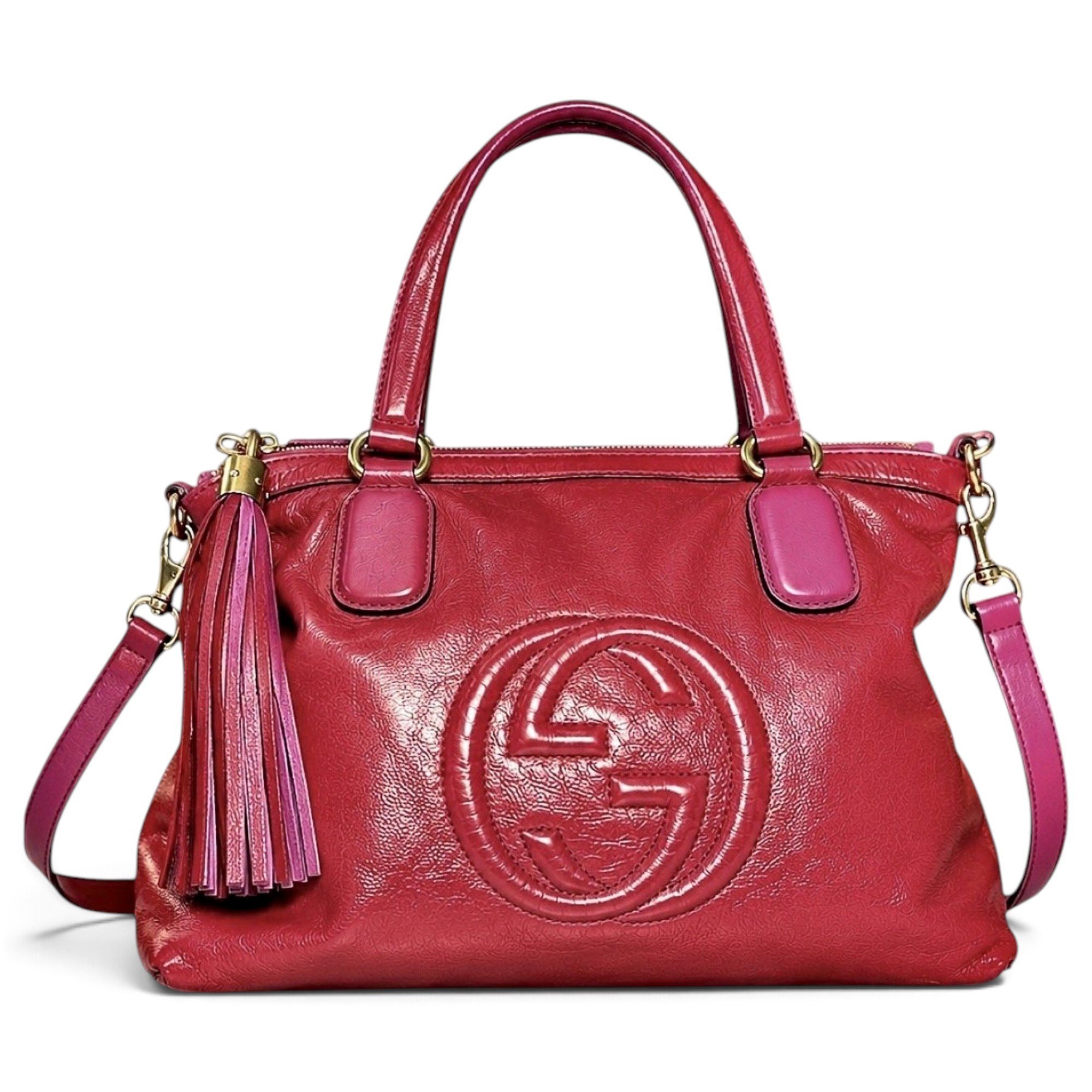 Soho Top Handle leather satchel