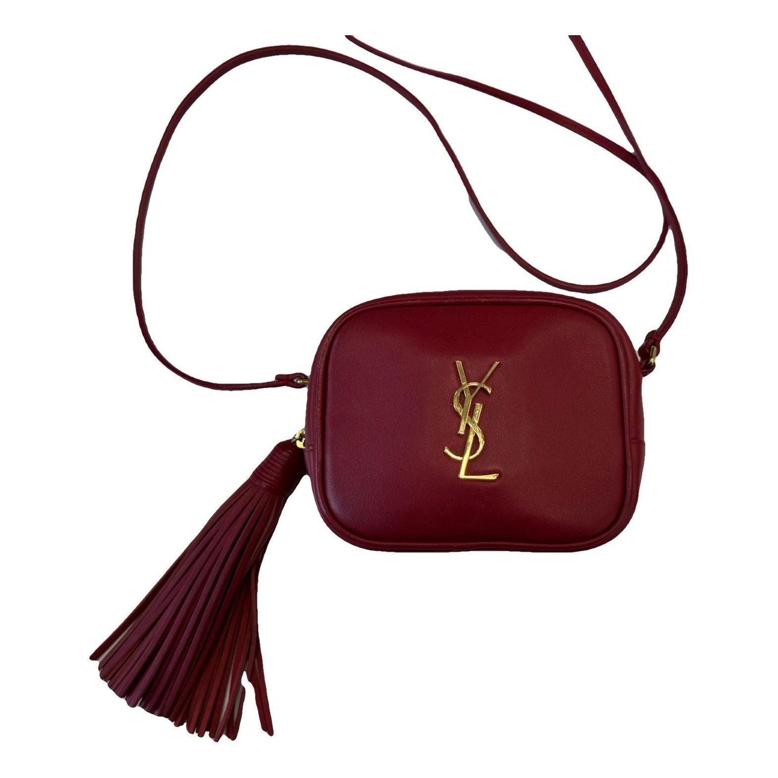 Blogger leather crossbody bag