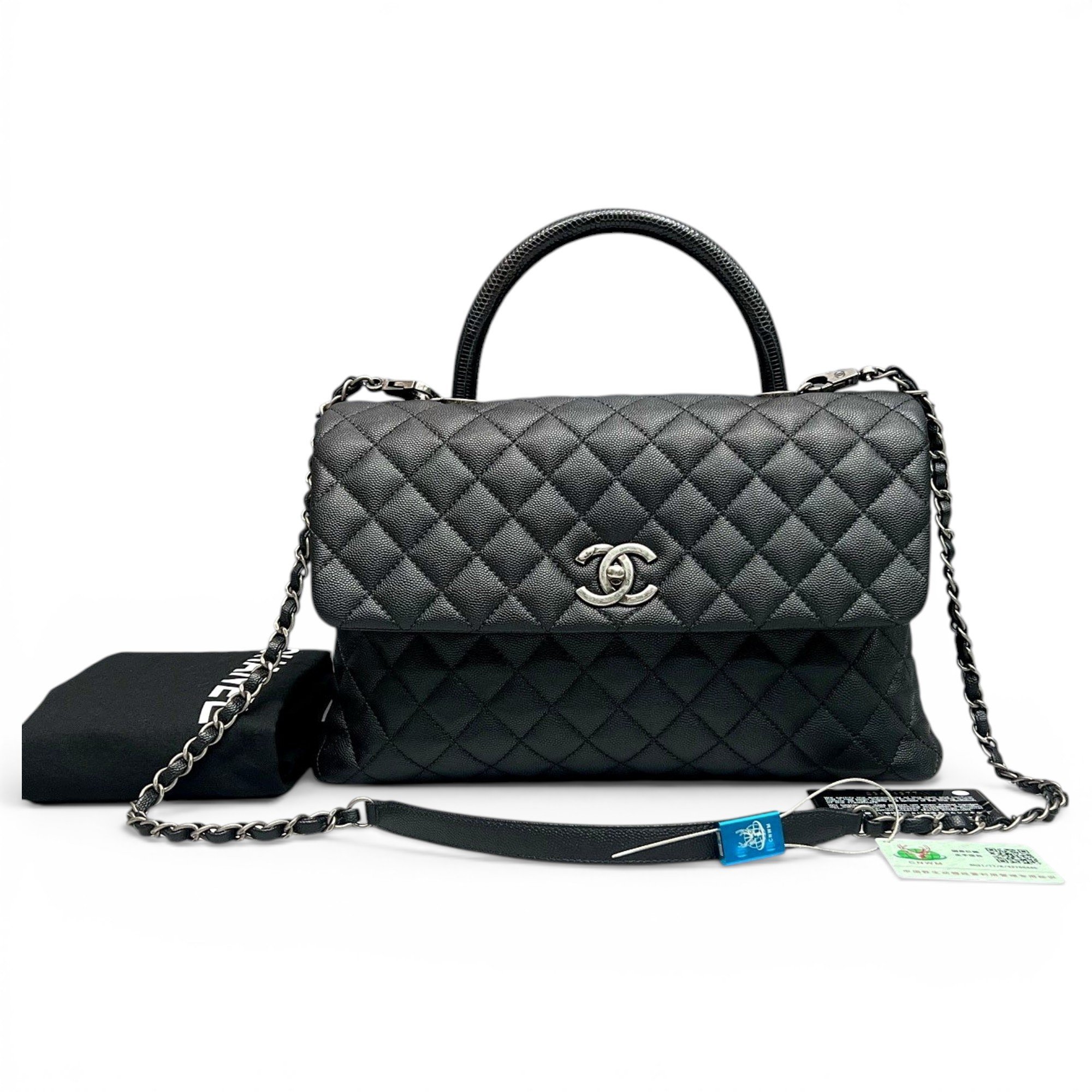 Coco Handle leather handbag