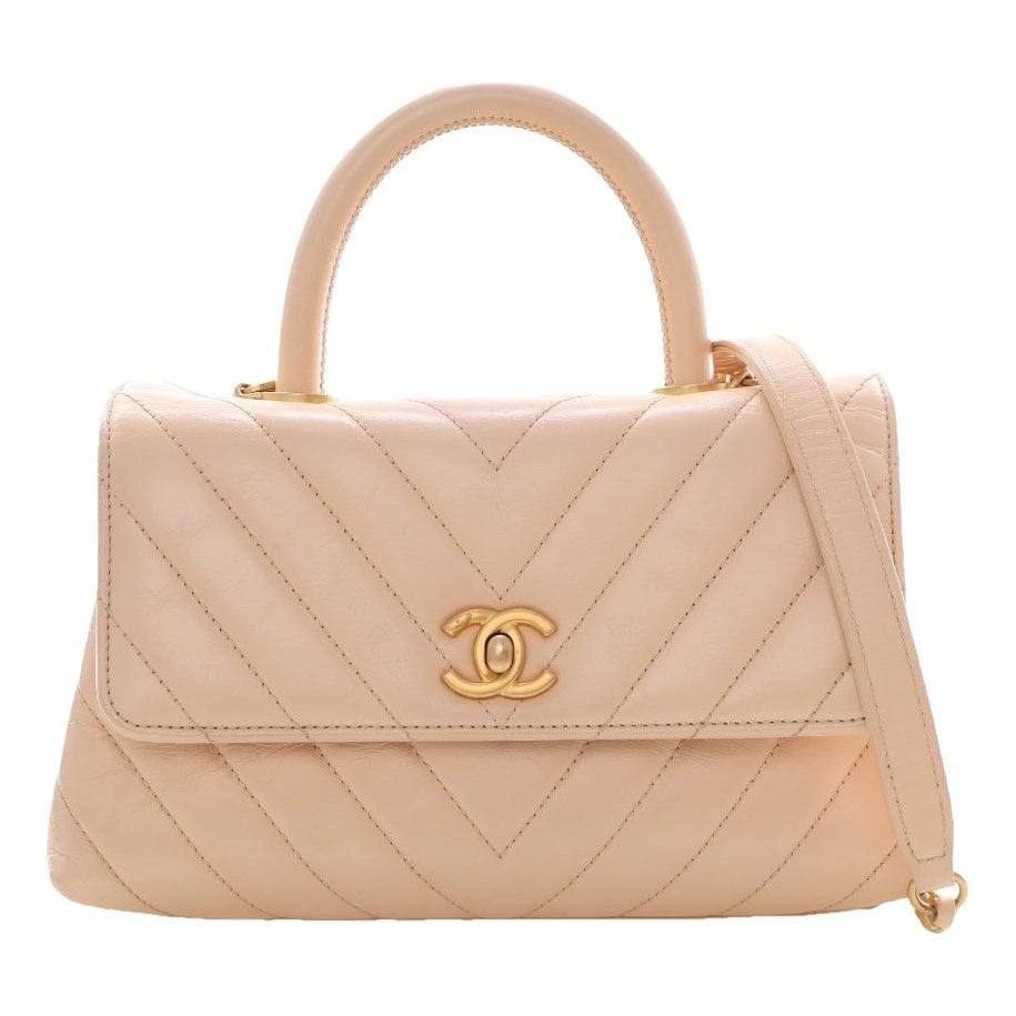 Coco Handle leather tote