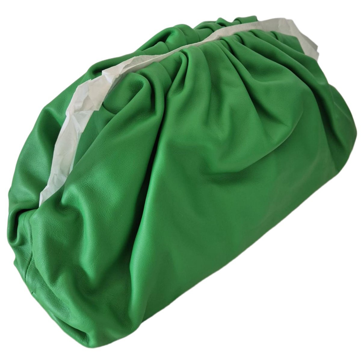 Pouch leather handbag