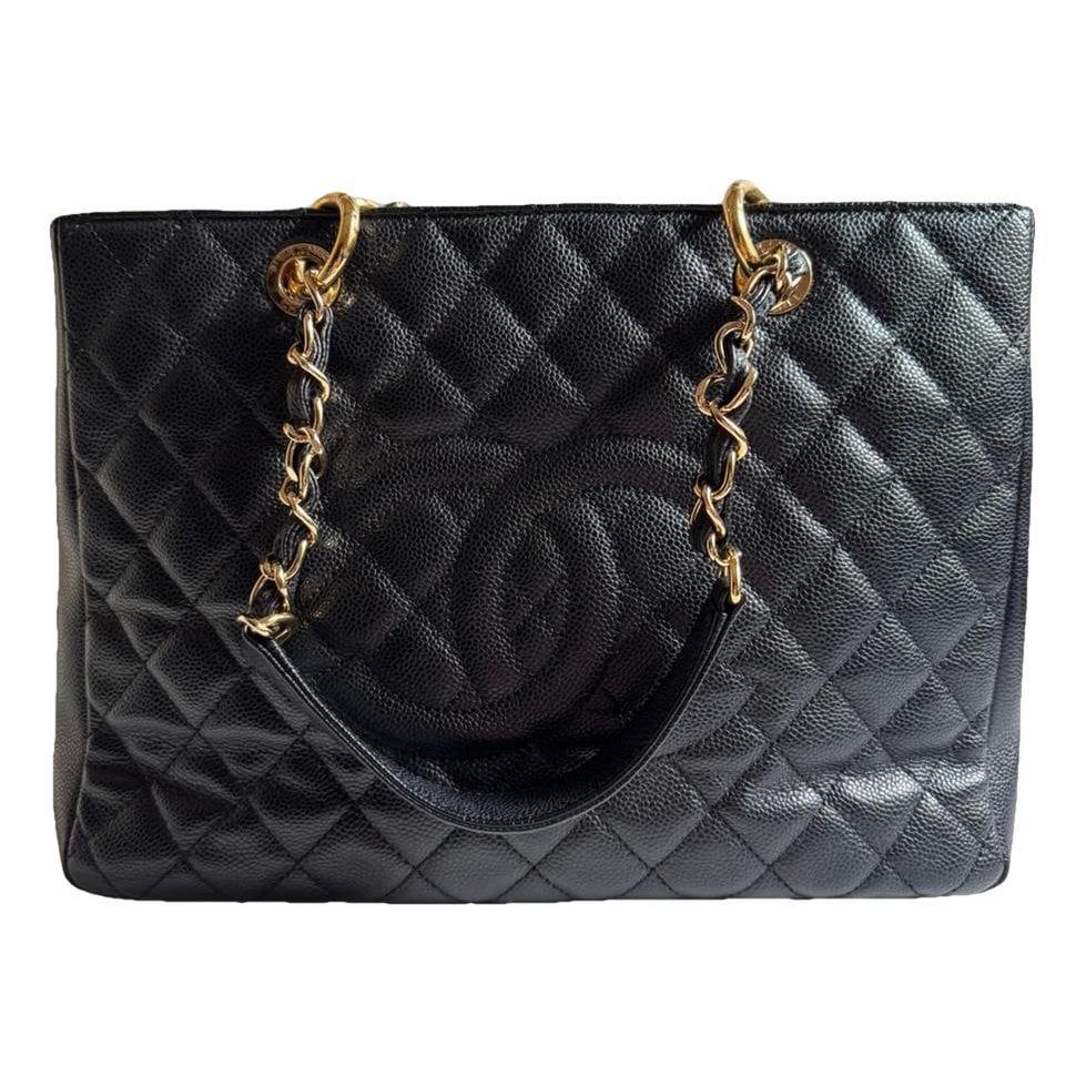 Grand shopping leather tote