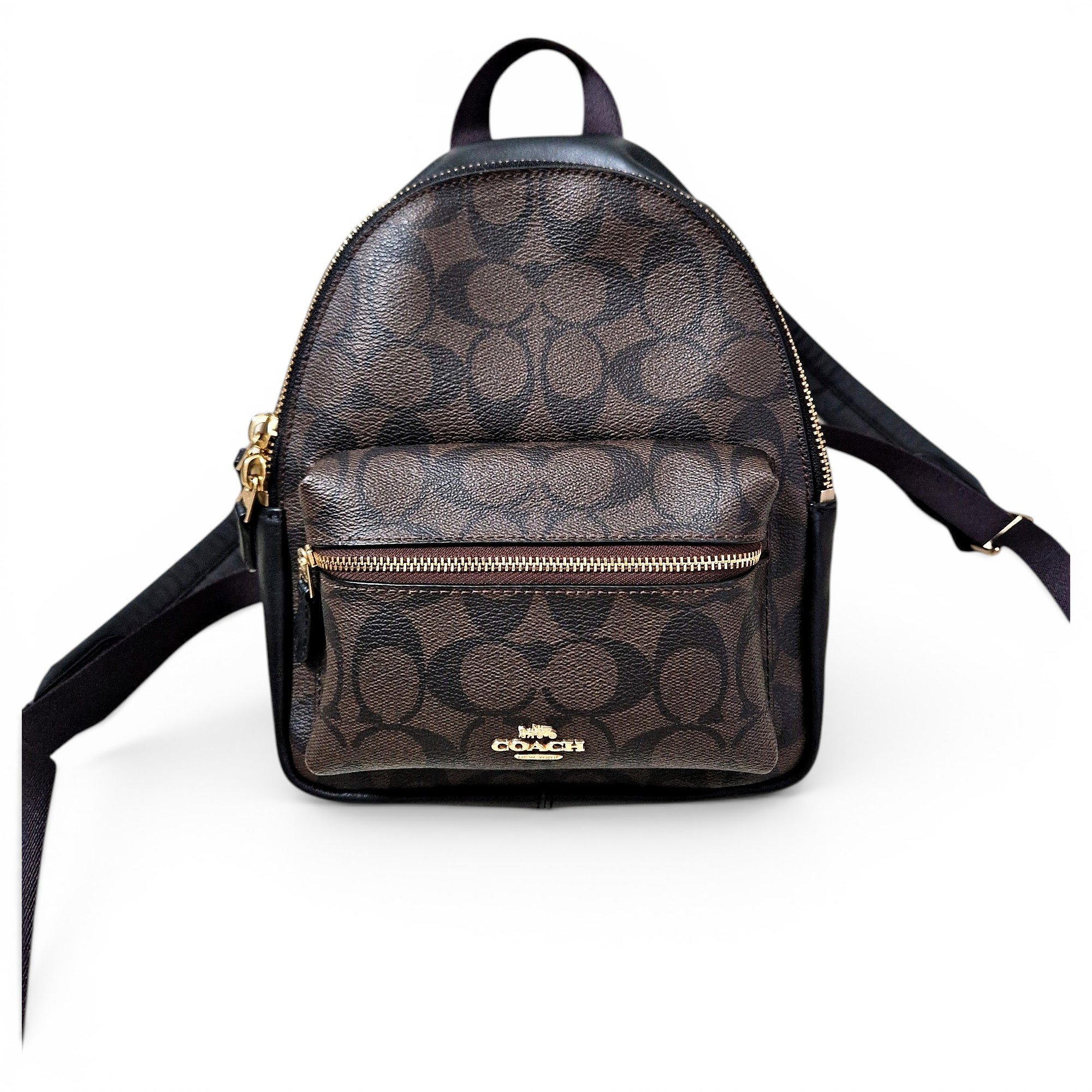 Leather backpack